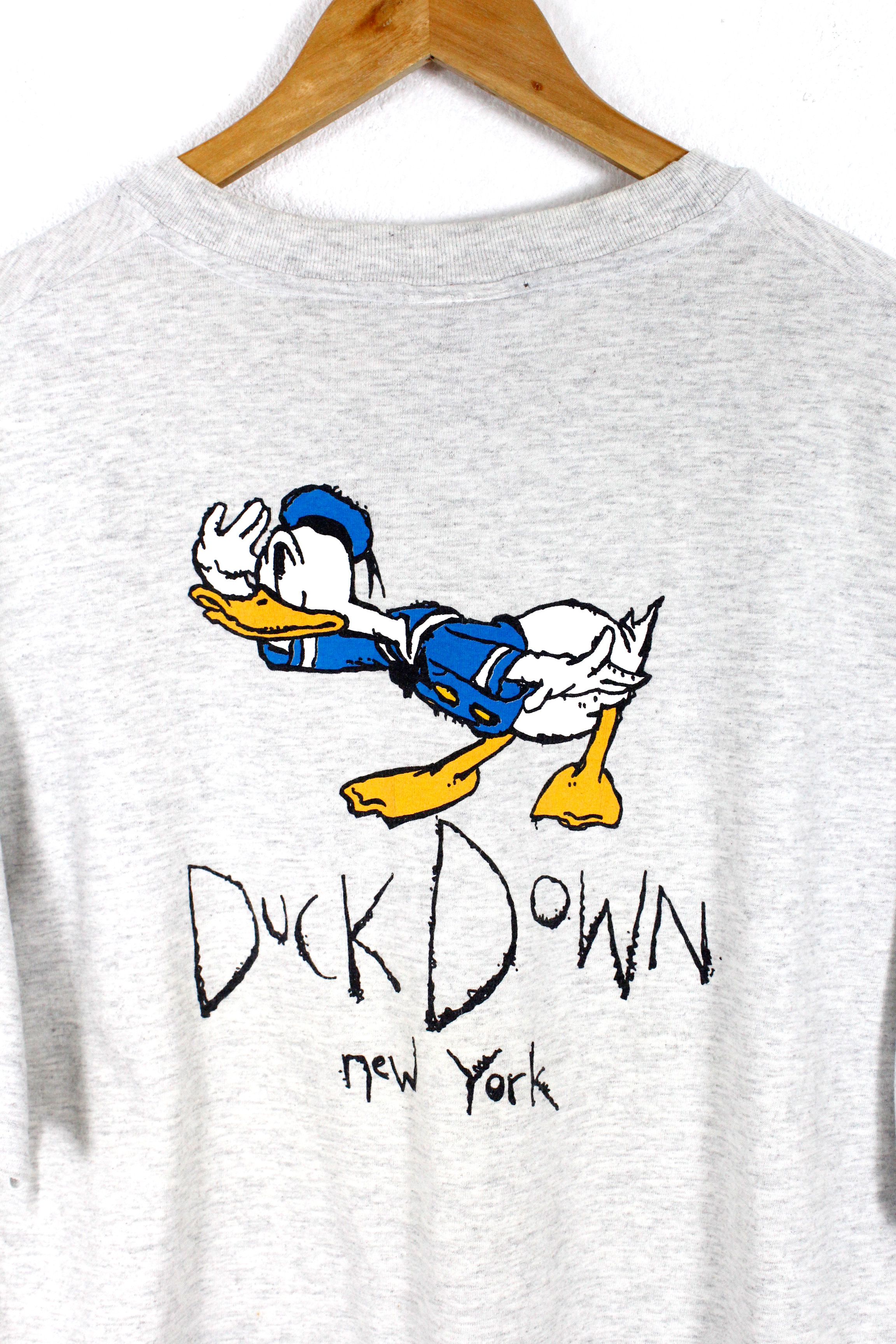 Disney × Vintage Donald Duck New York Disney 90s Made in USA Tee Tshirt Size US XL / EU 56 / 4 - 6 Thumbnail