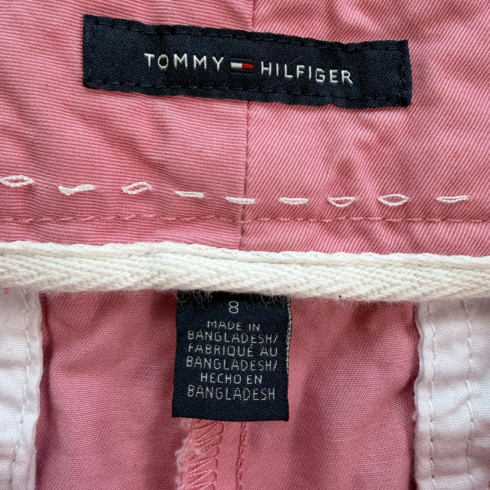 Tommy Hilfiger Womens Tommy Hilfiger Pink Chino Shorts Preppy Golf 8 Size 30" / US 8 / IT 44 - 3 Thumbnail
