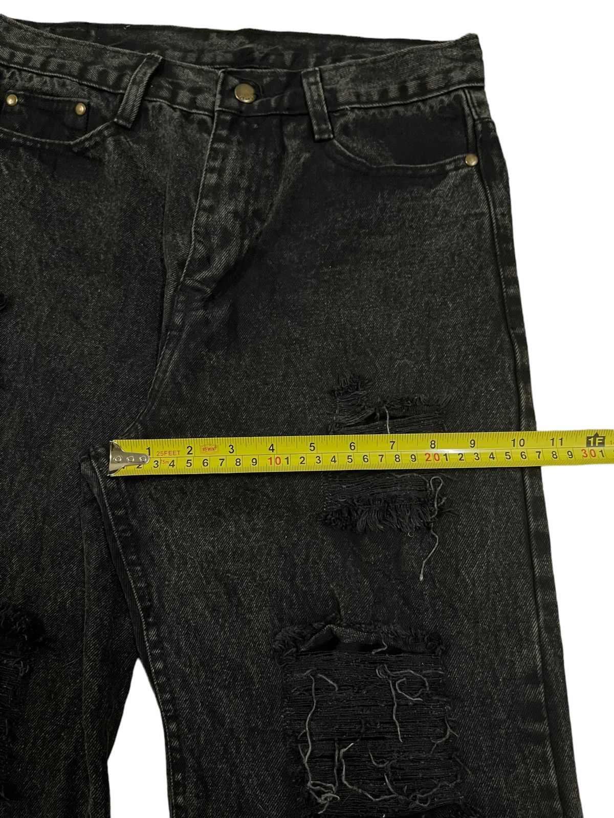Japanese Brand Vintage Japanese Brand Distressed Style Baggy Jeans Size US 30 / EU 46 - 10 Thumbnail