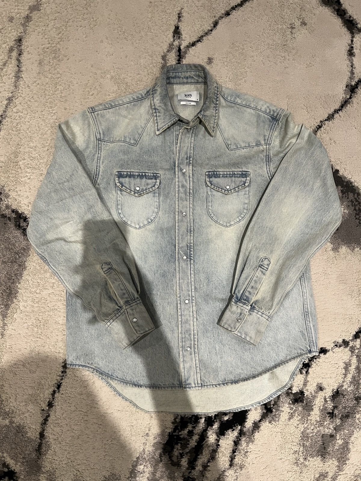 Kith Kith Webster Denim Shirt Size US S / EU 44-46 / 1 - 1 Thumbnail
