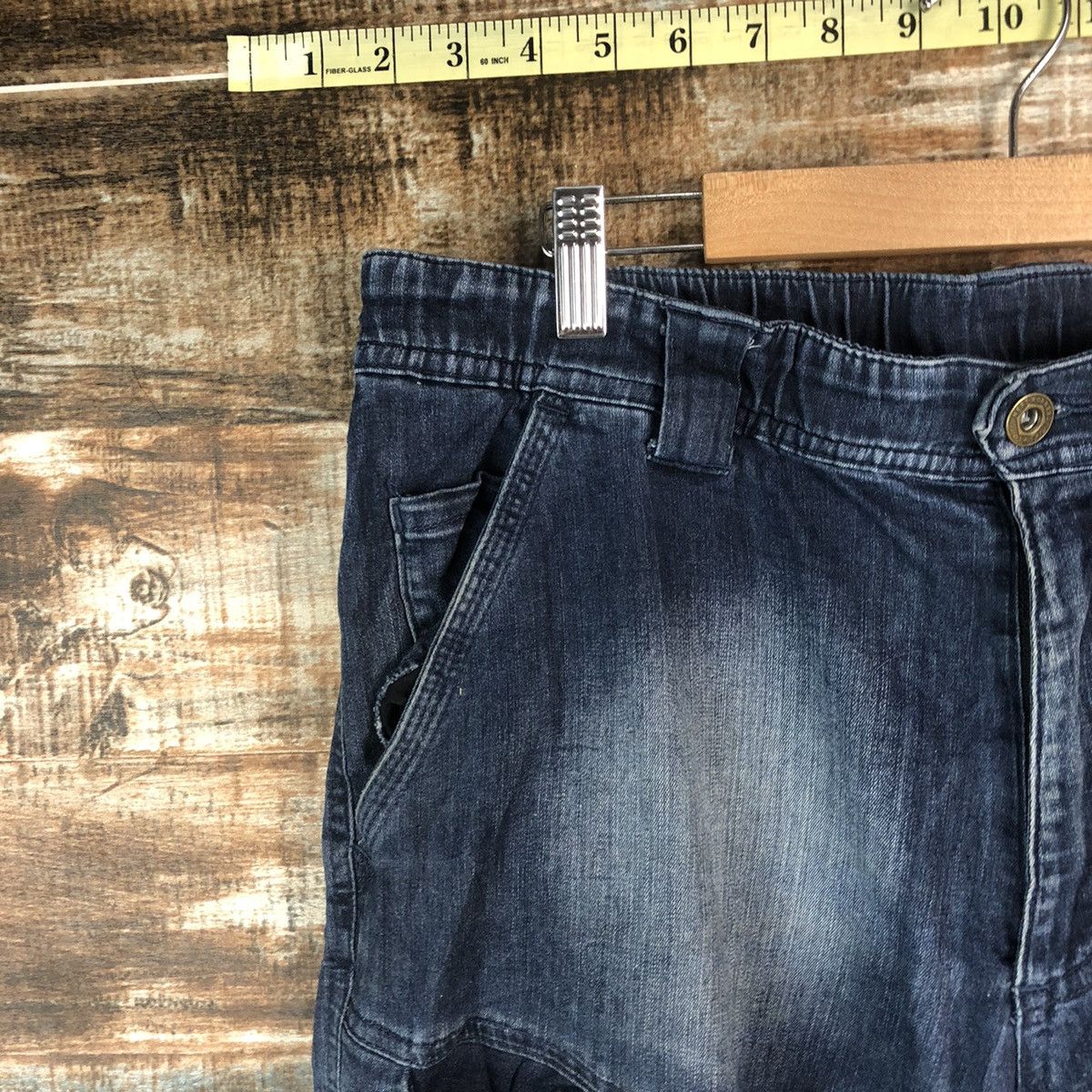 Japanese Brand Japanese Brand Blue Distressed Denim Pants #A2093 Size US 35 - 7 Thumbnail