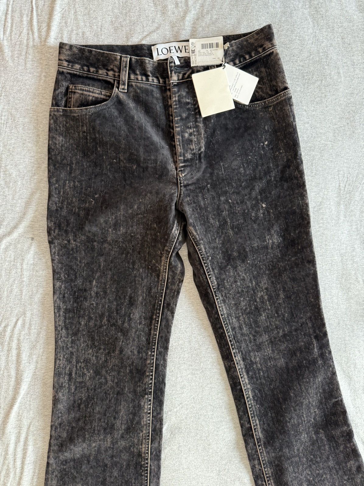 Loewe Pre Owned Loewe Bootleg Jeans Black Size US 30 / EU 46 - 3 Thumbnail