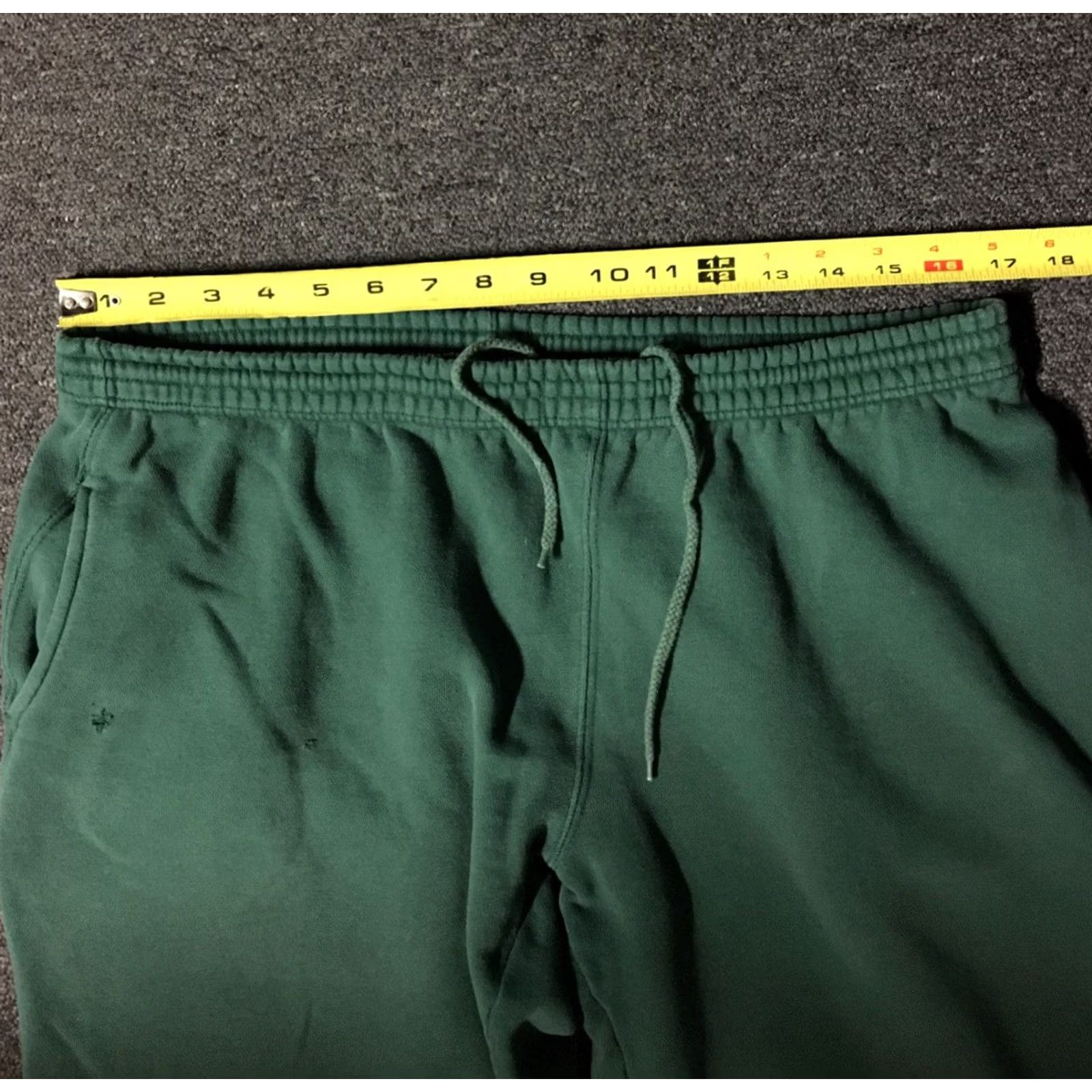 Vintage VINTAGE American Vintage Sweatpants M Green 80s 90s Distressed Activewear Pants Mens Grunge Skate Basketball Track PE Sport USA Size US 31 - 7 Thumbnail
