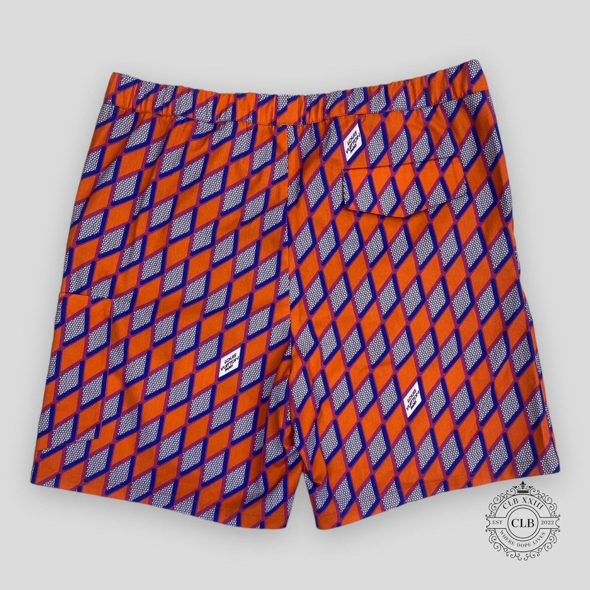 Louis Vuitton LOUIS VUITTON DIAMOND DAMIER DRAWSTRING SHORTS Size US 36 / EU 52 - 2 Thumbnail