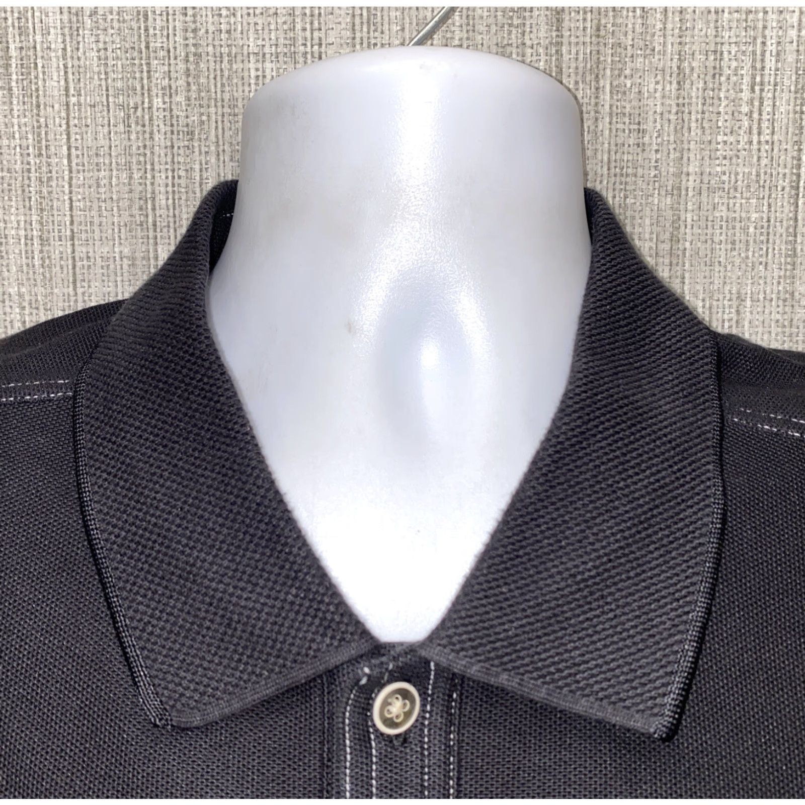 Tommy Bahama Tommy Bahama Polo Shirt Golf Short Sleeve Black XL Mens Pima Cotton Size US XL / EU 56 / 4 - 3 Thumbnail