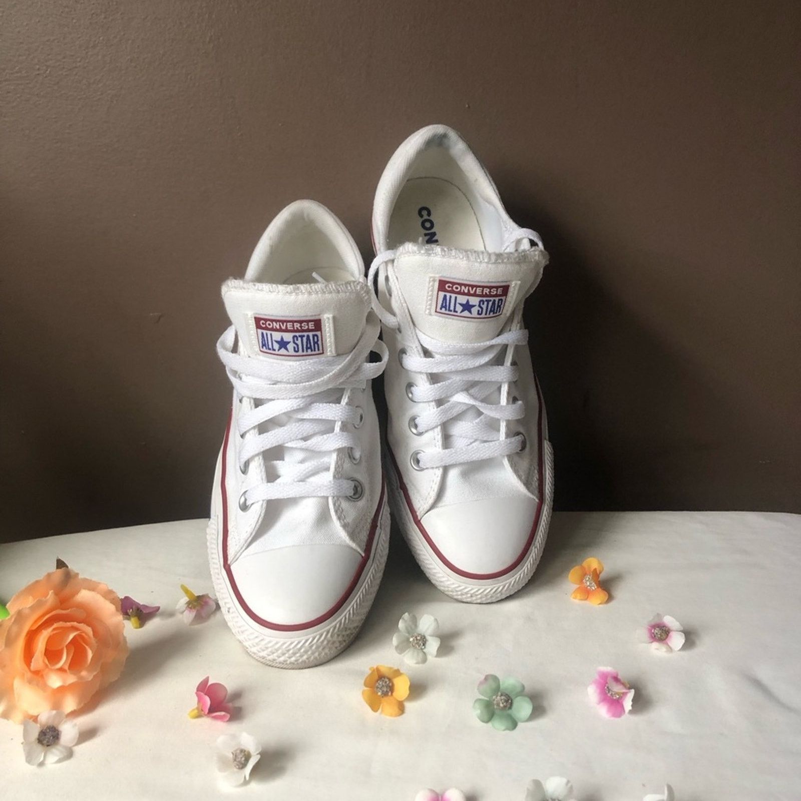 Converse Converse shoes chucks white low top size 8 Size US 8 / IT 38 - 5 Thumbnail