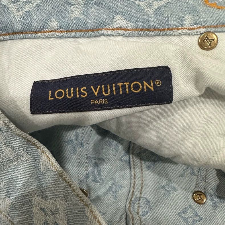 Louis Vuitton Louis Vuitton Colorful embroidered presbyopic logo jeans 25 Size US 34 / EU 50 - 6 Thumbnail