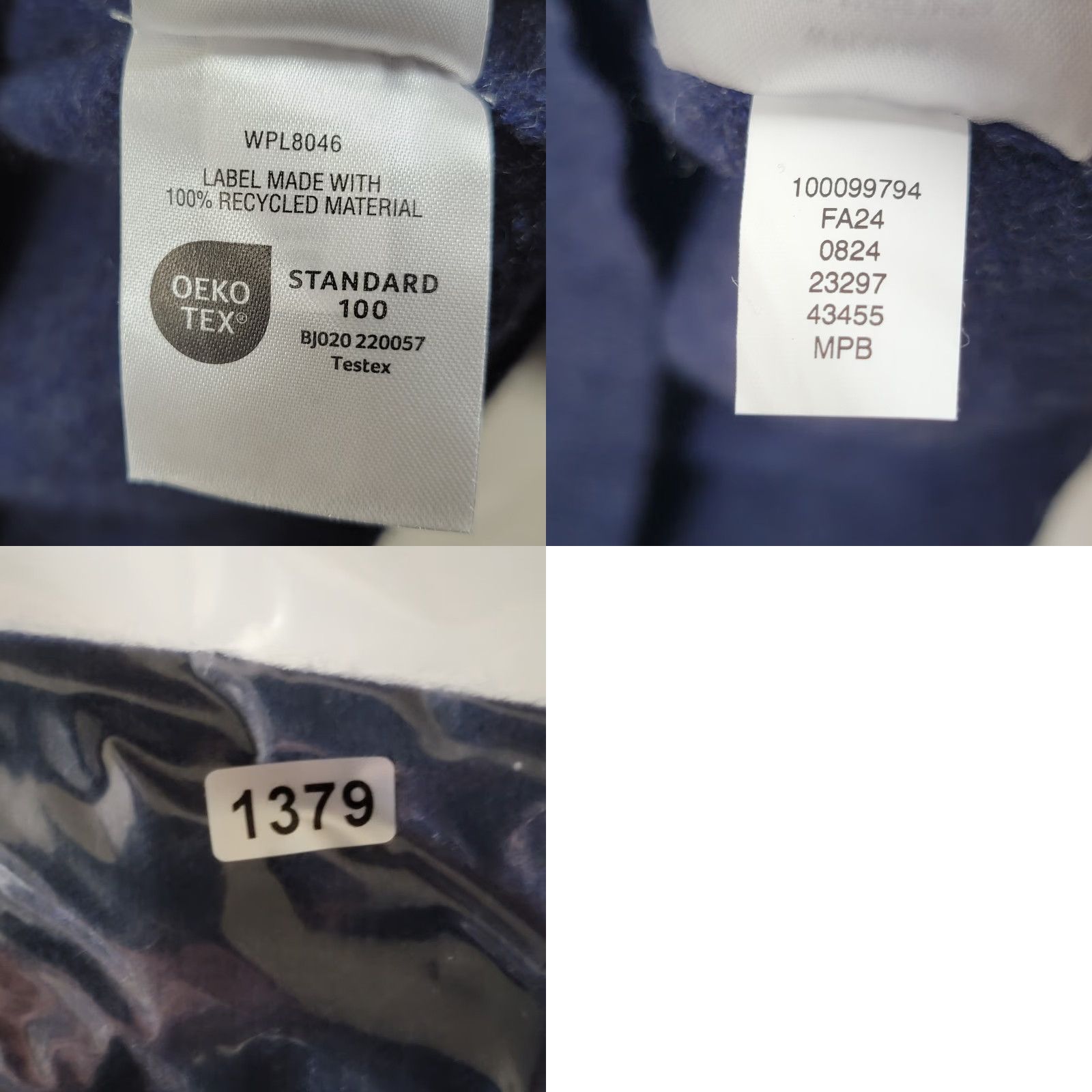 Club Room Club Room Men’s Blue Cashmere Crewneck Sweater Large Size US L / EU 52-54 / 3 - 10 Thumbnail