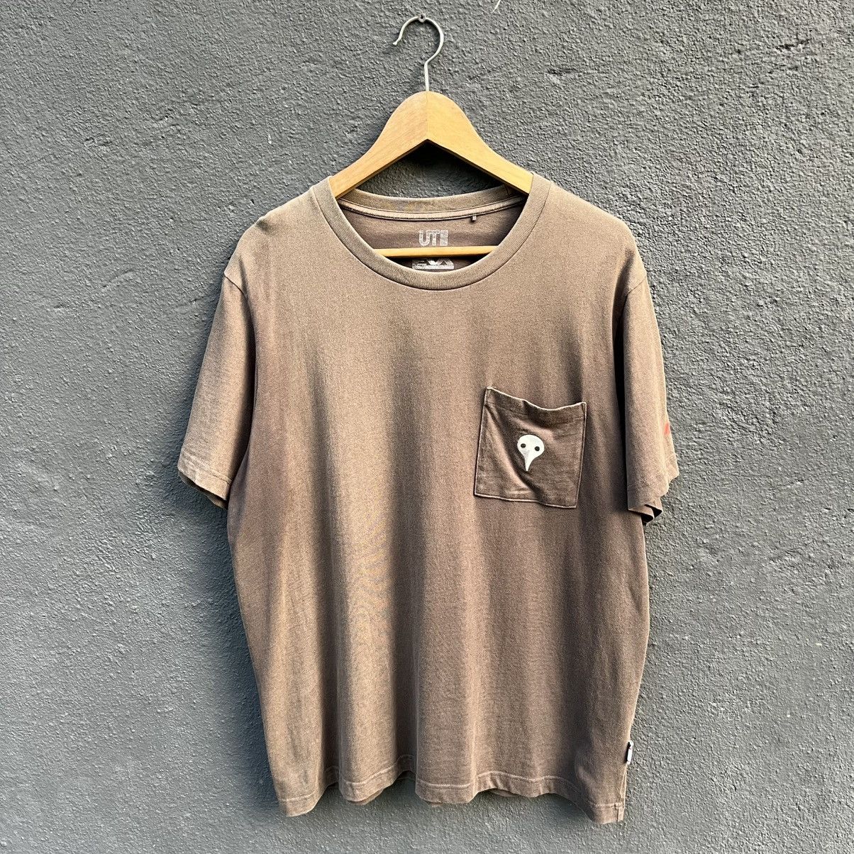 Anime Thrashed Faded Evangelion X Uniqlo Anima Tee Size US XL / EU 56 / 4 - 3 Thumbnail