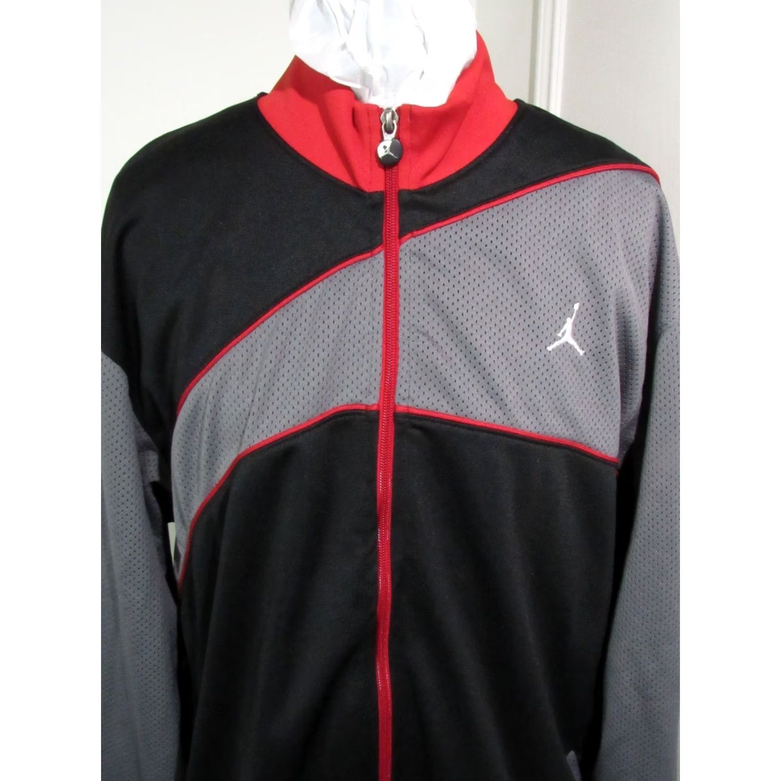 Nike Nike Air Jordan Track Jacket Mens XL Black Gray 20th Anniversary Jumpman Size US XL / EU 56 / 4 - 7 Thumbnail