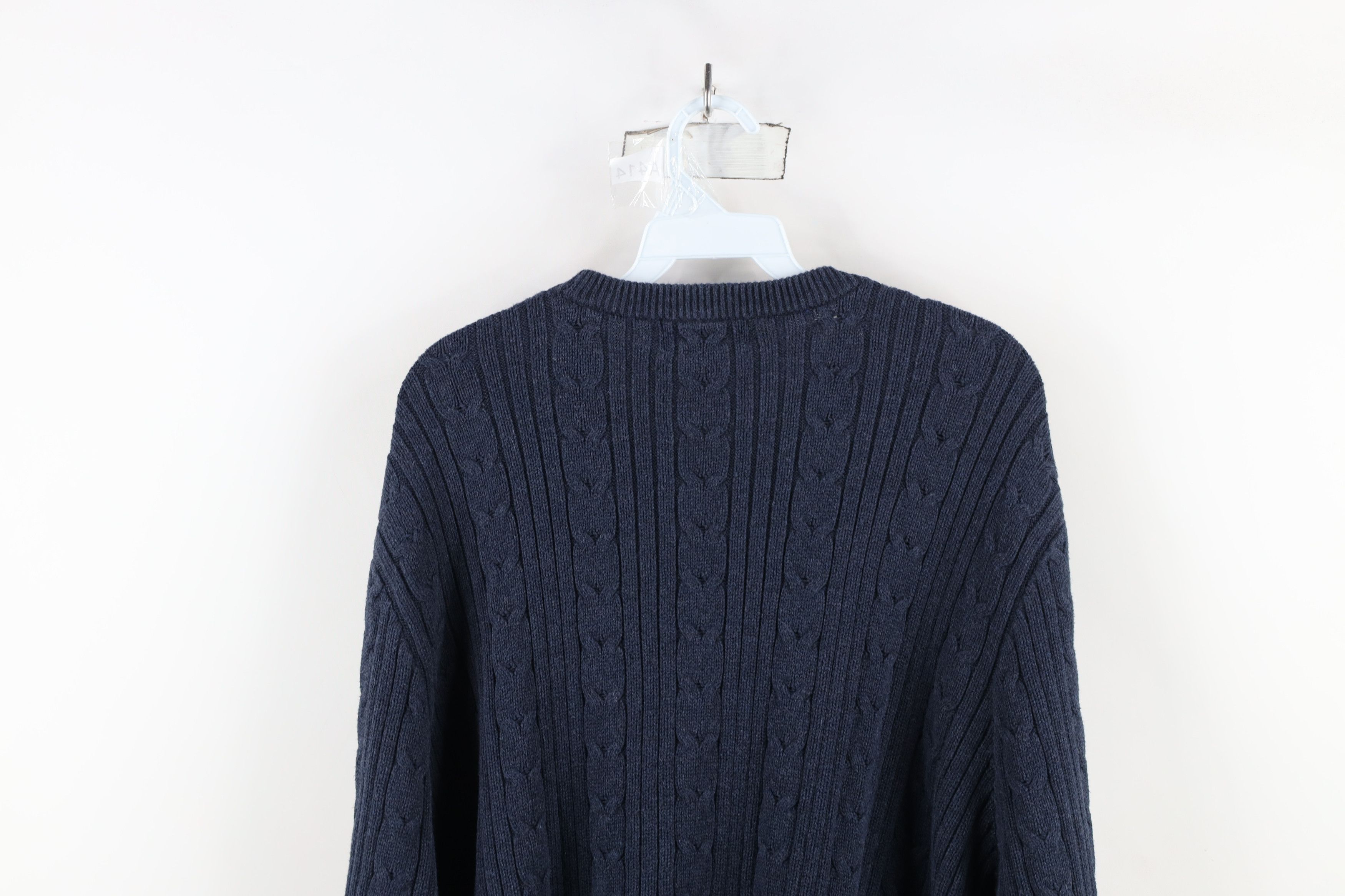 Eddie Bauer × Vintage Vintage Eddie Bauer Ribbed Knit Crewneck Sweater Cotton Size US XL / EU 56 / 4 - 9 Thumbnail