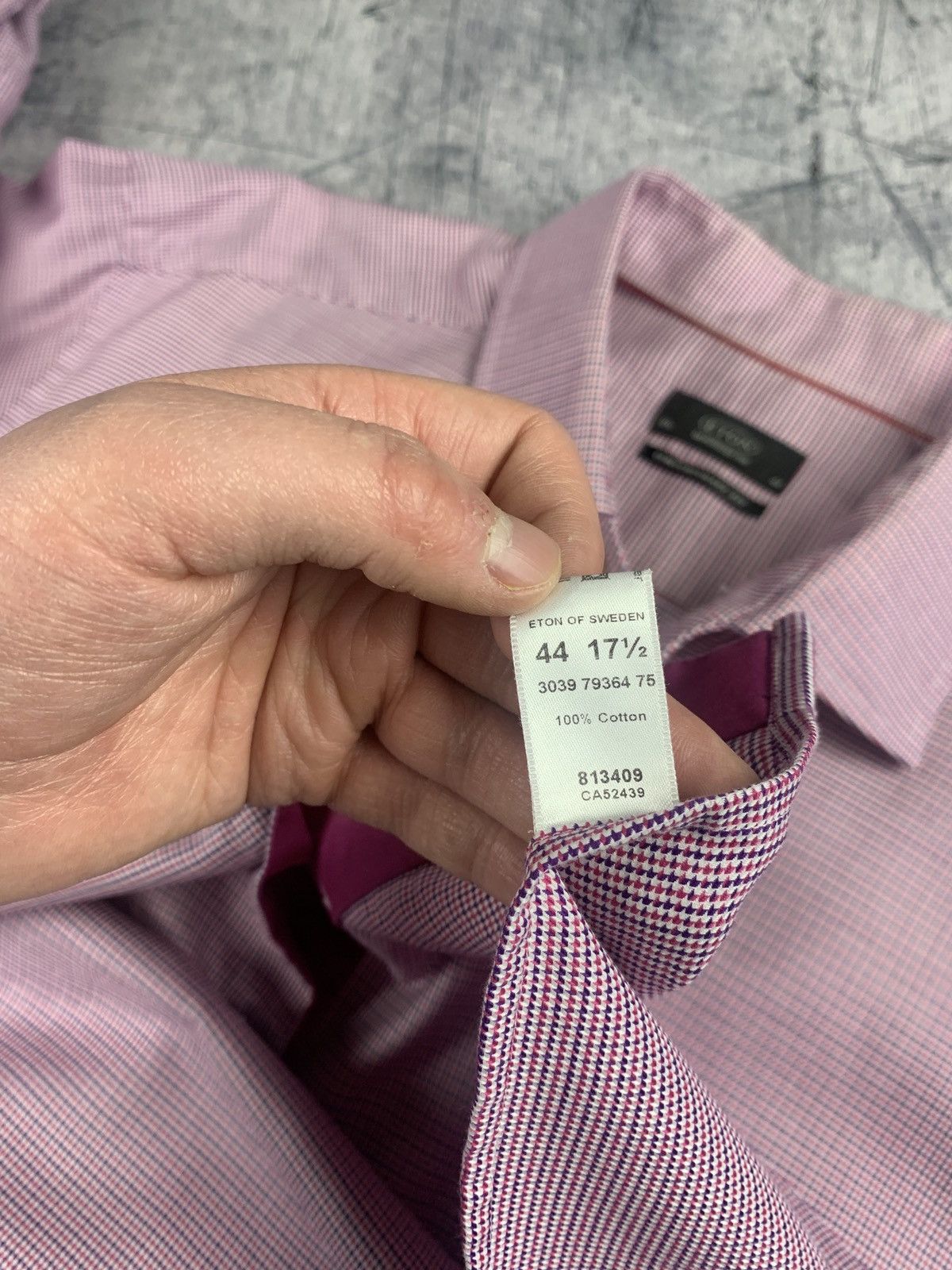 Eton Eton Contemporary Fit Shirt Buttons-Up Long Sleeve Men’s 44 Size US L / EU 52-54 / 3 - 6 Thumbnail