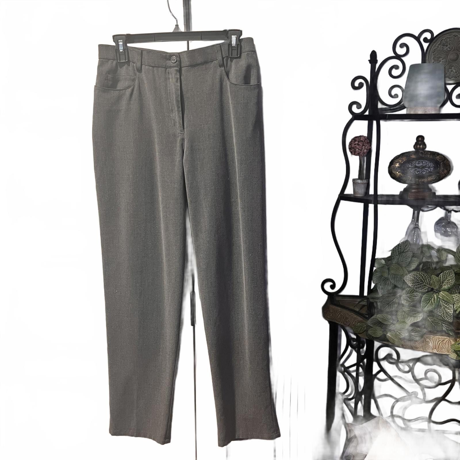 Harve Benard Harvé Benard Women's Gray Dress Pants Size 30" / US 8 / IT 44 - 1 Thumbnail