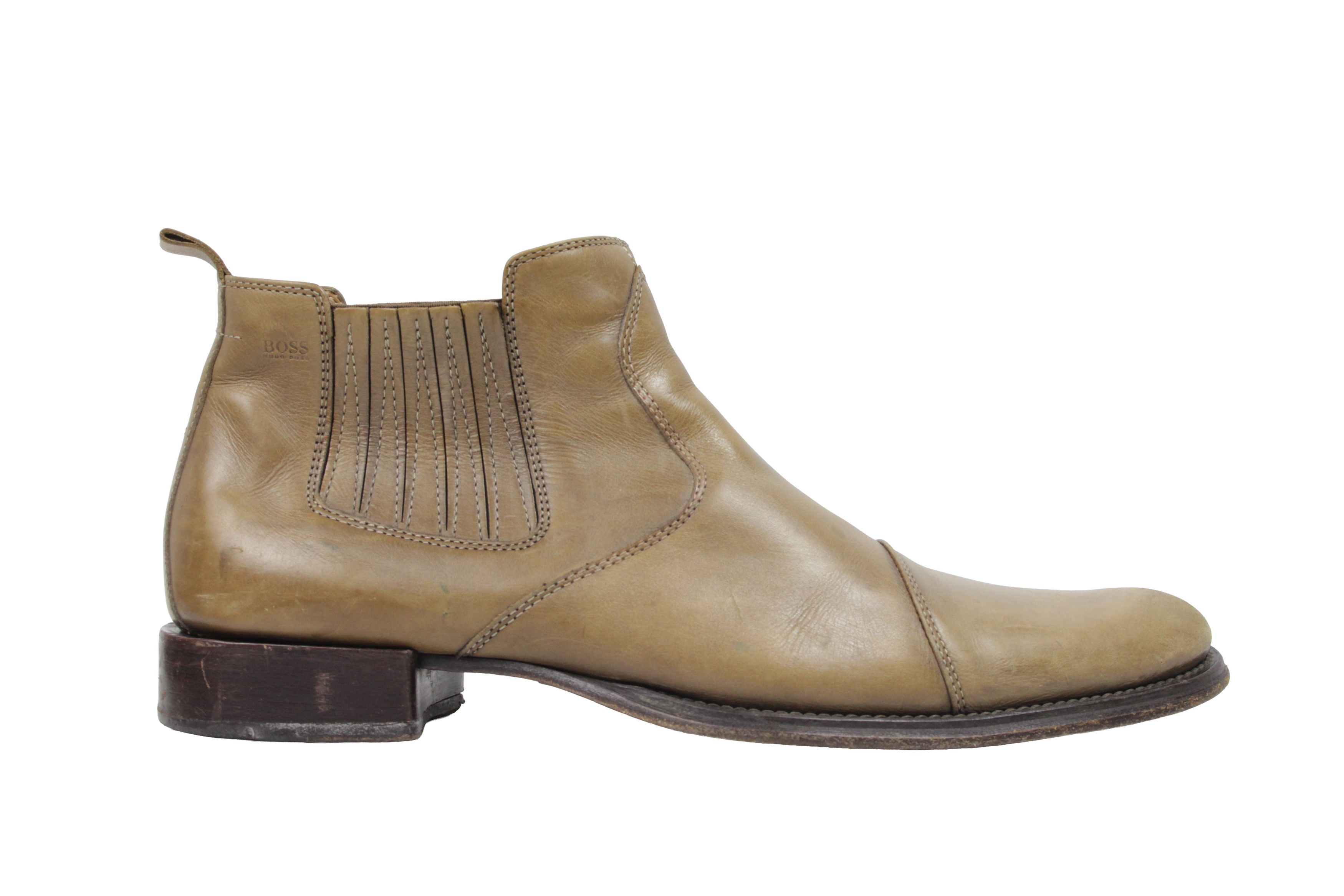 Hugo Boss 00S Y2K Cowboy Ankle Biker Boots Vintage Size US 10.5 / EU 43-44 - 1 Thumbnail