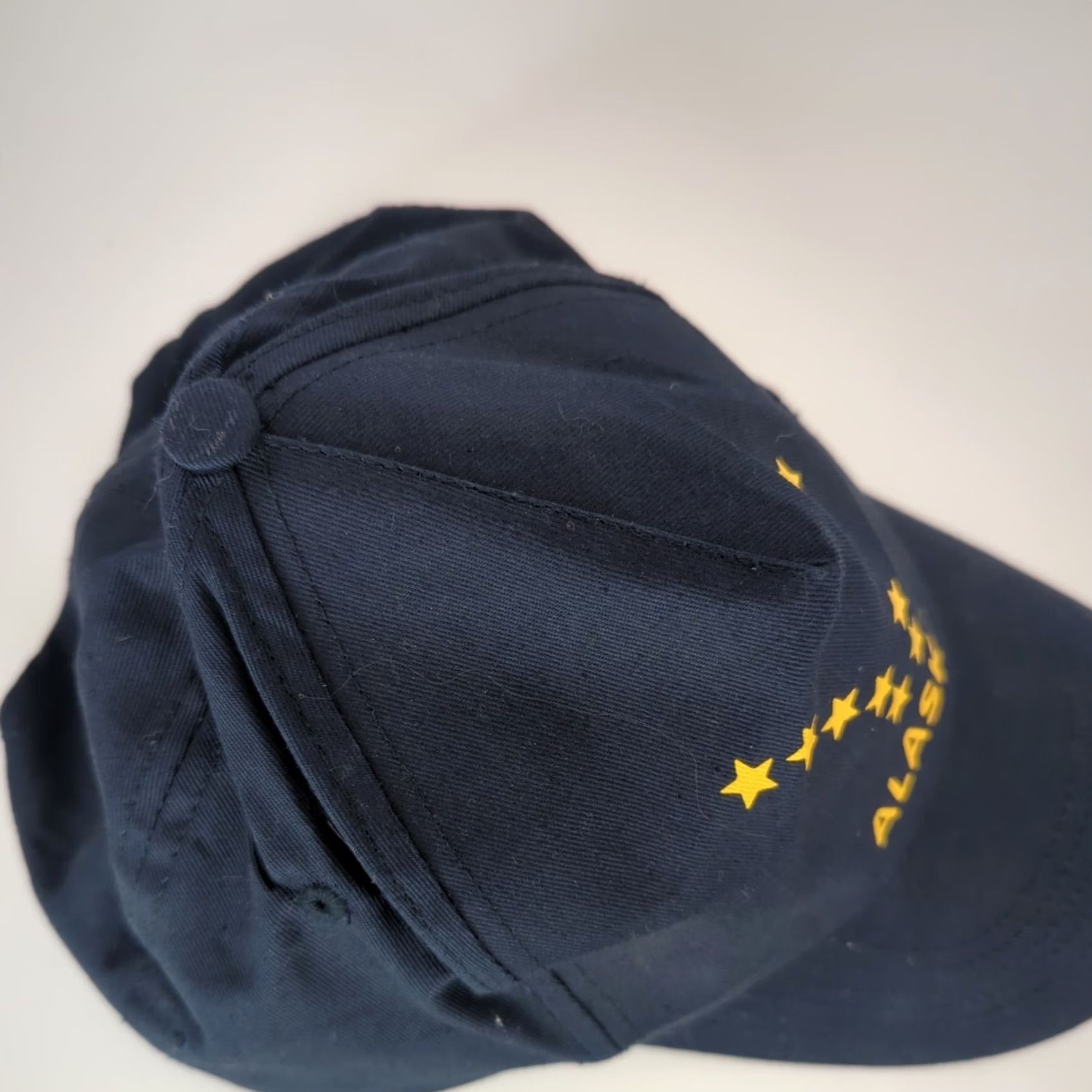 Vintage Premium Alaska Hat Flag Cap Navy Blue Snapback Adjustable Baseball Cap Men Fox? Size ONE SIZE - 6 Thumbnail