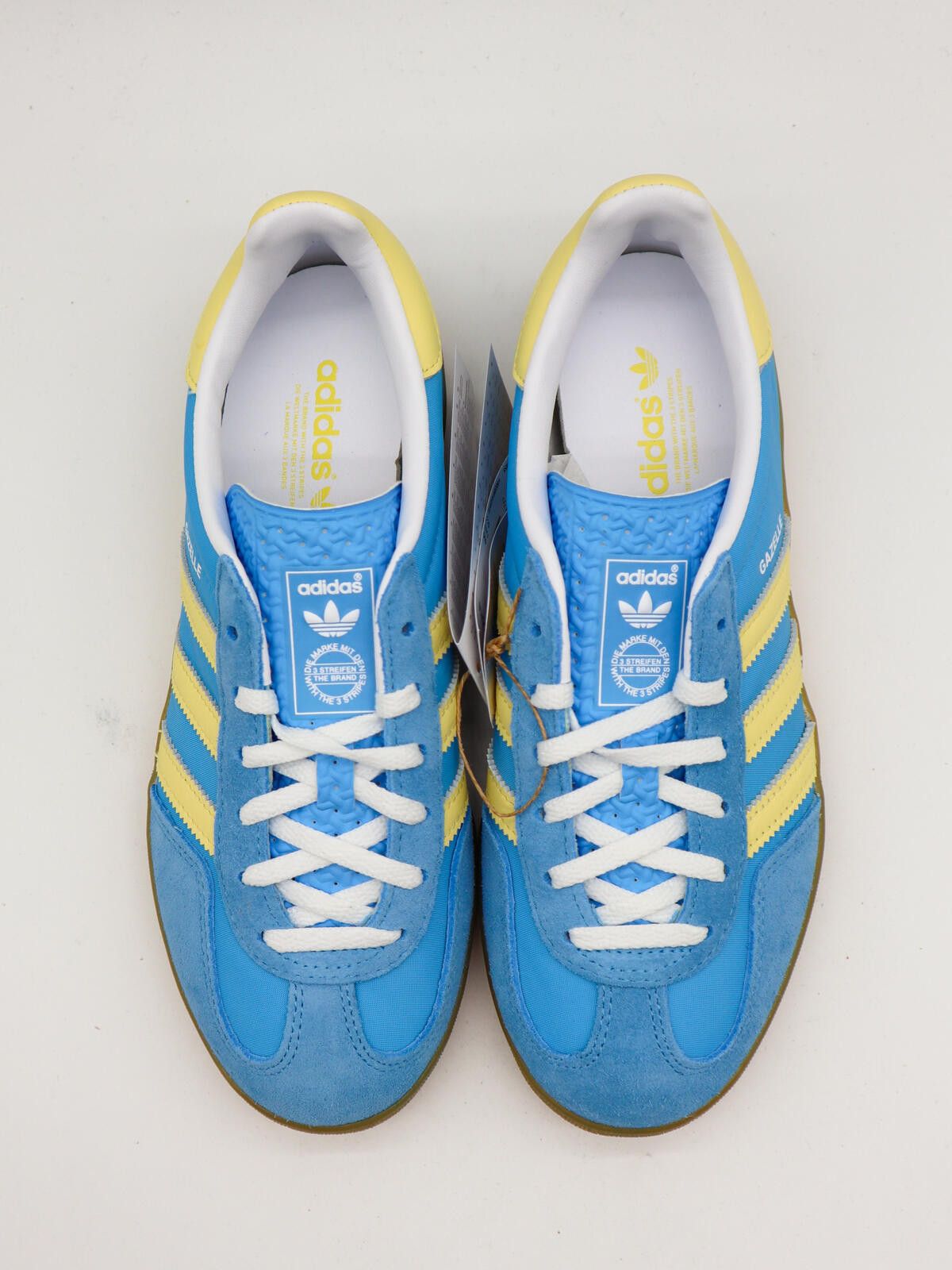 Adidas adidas Gazelle Indoor - Blue / Yellow - IE2960 – Size 5.5 Size US 6.5 / EU 39-40 - 2 Thumbnail