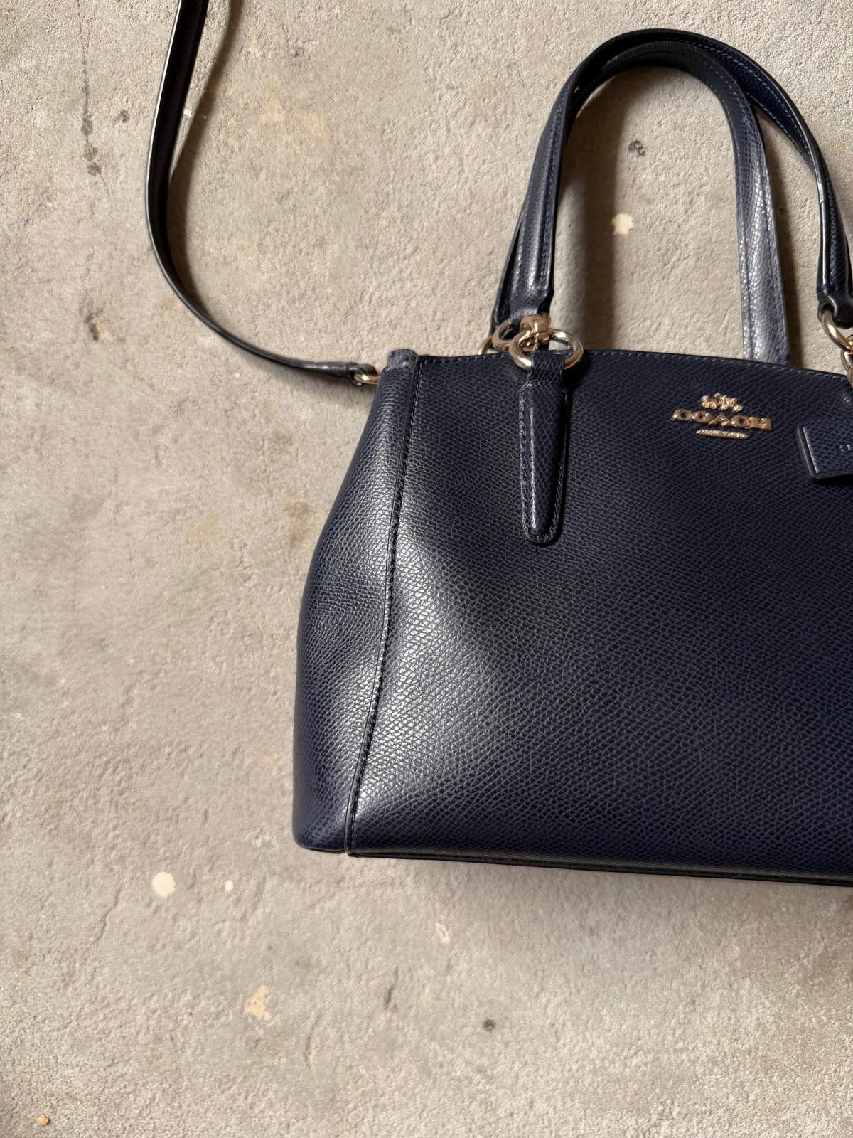 Coach Coach 2Way Mini Chirstie Carryall Shoulder Bag Navy Size ONE SIZE - 2 Thumbnail