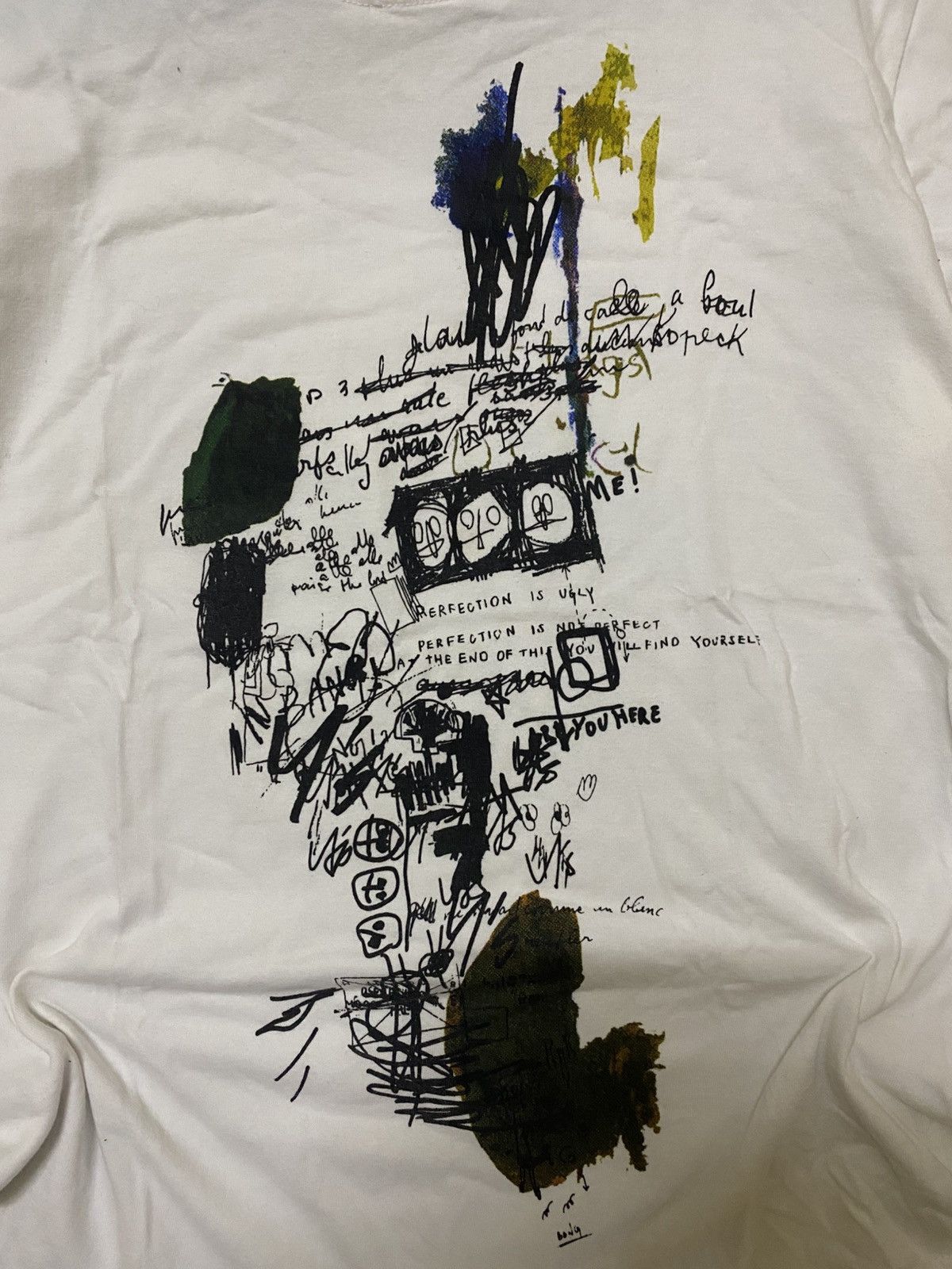 Yohji Yamamoto Yohji Yamamoto Art Tshirt Size US M / EU 48-50 / 2 - 3 Thumbnail
