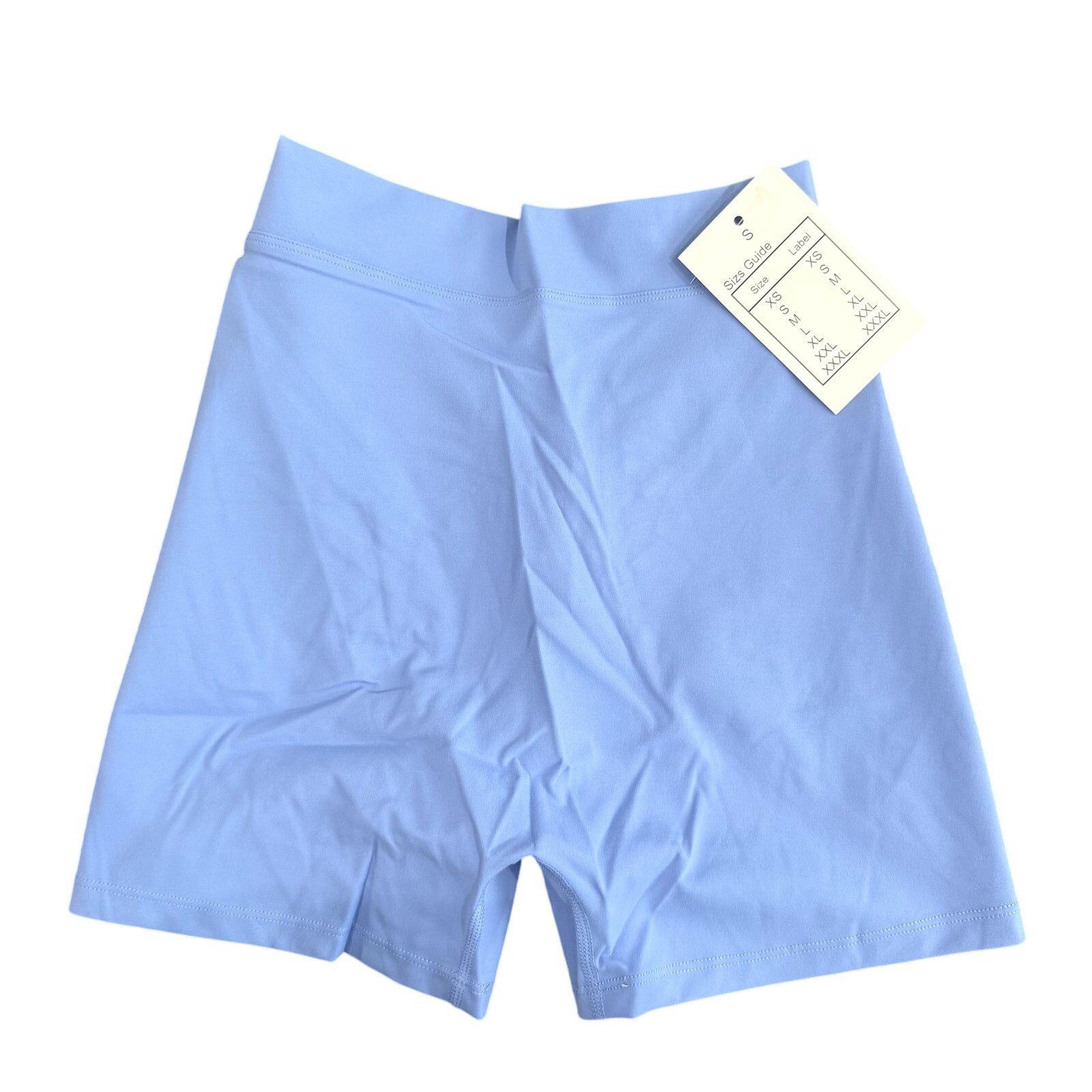 Shein No Front Seam V Butt Ruched Active Shorts in Blue, Size S Size 26" / US 2 / IT 38 - 1 Thumbnail