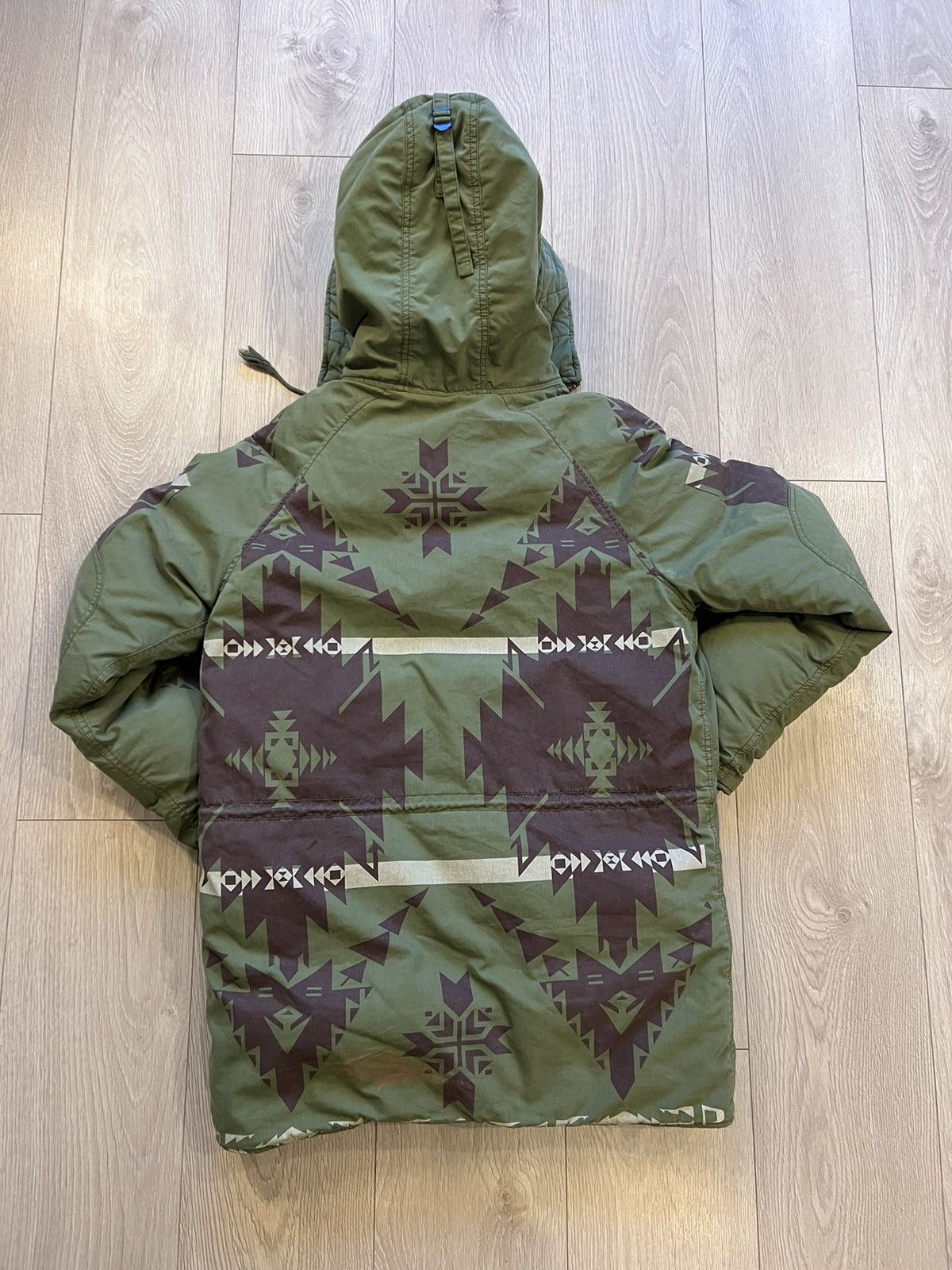 Polo Ralph Lauren × Vintage Vintage Polo Ralph Lauren Denim Supply Aztec Heavy Jacket Size US M / EU 48-50 / 2 - 5 Thumbnail