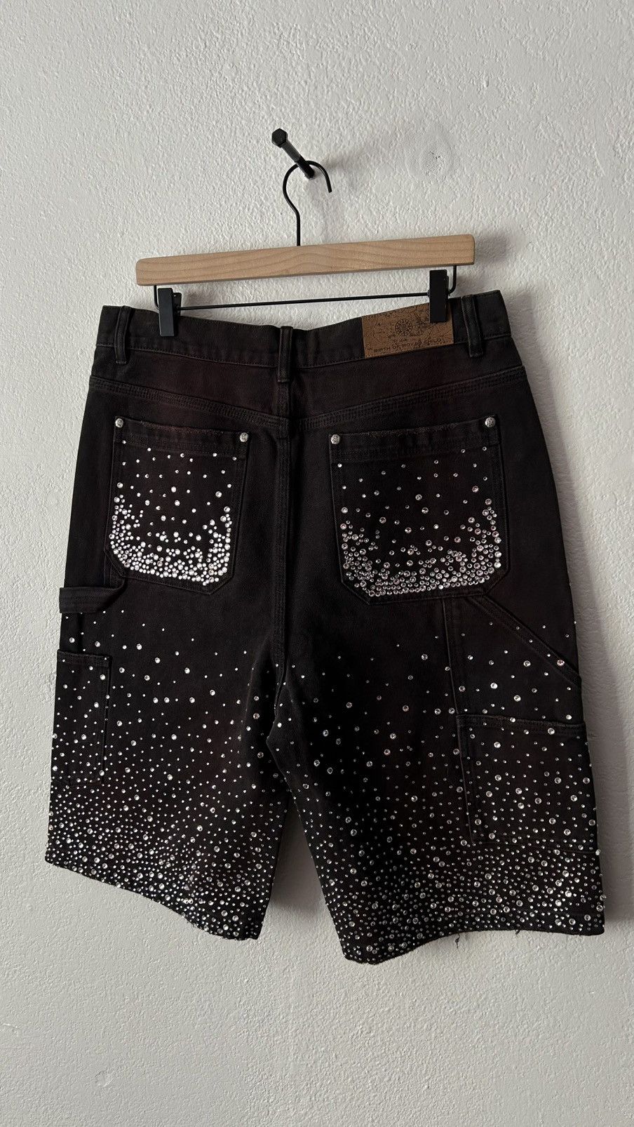Birth of Royal Child Birth Of Royal Child Denim Rhinestone Shorts Size US 34 / EU 50 - 5 Thumbnail