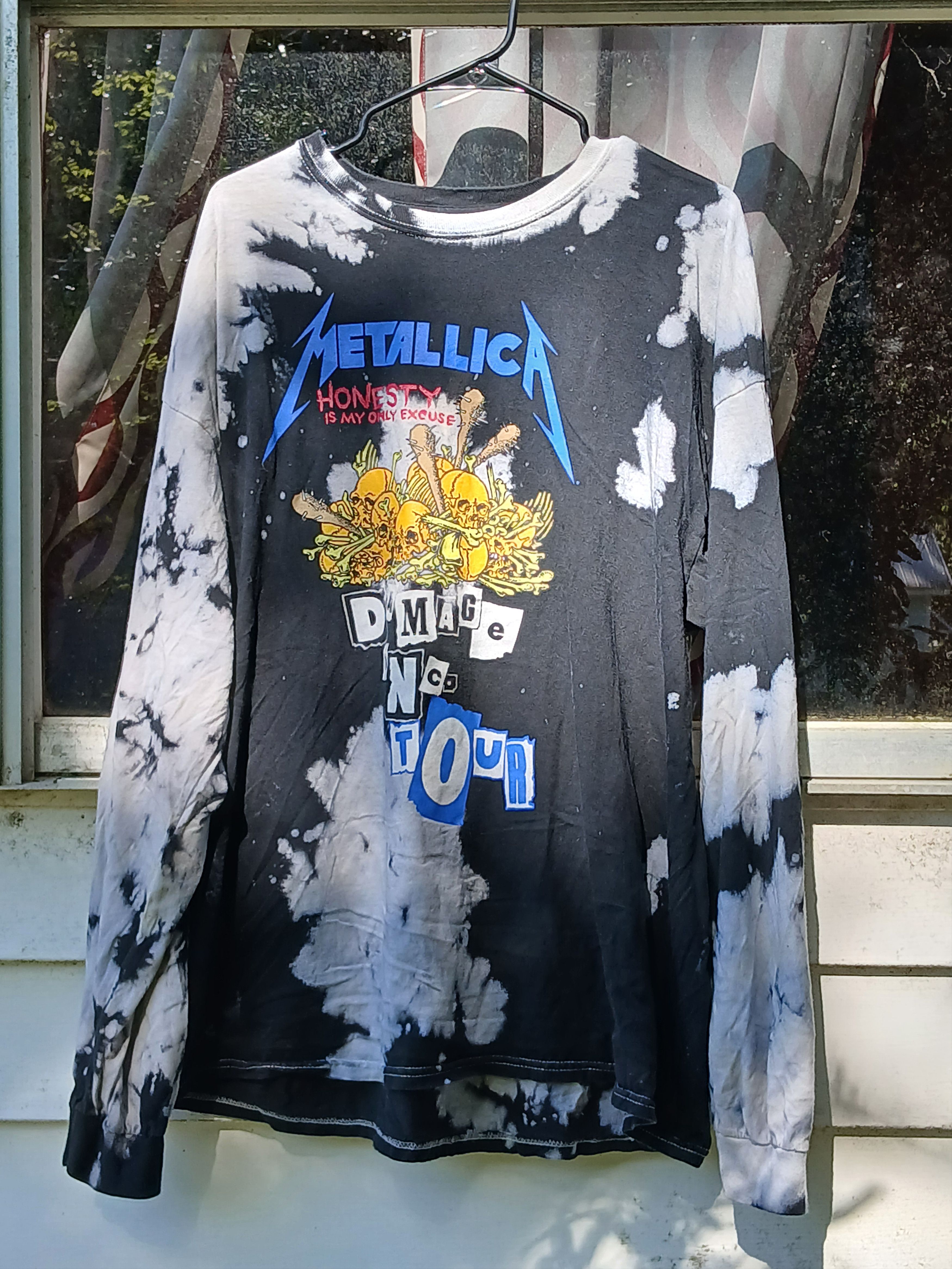 Metallica Tie Dye Metallica Damage Inc Tour Shirt Size US XL / EU 56 / 4 - 1 Preview