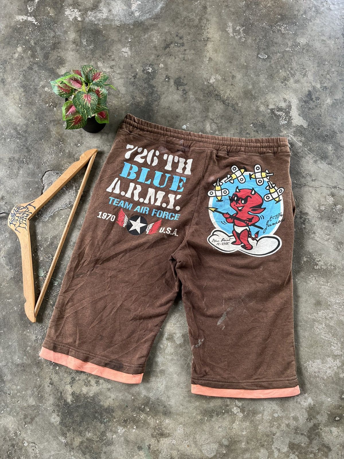 Japanese Brand × Tedman × Vintage 🔥Vintage Tedman Devil Logo Shorts Masam Size US 30 / EU 46 - 1 Thumbnail