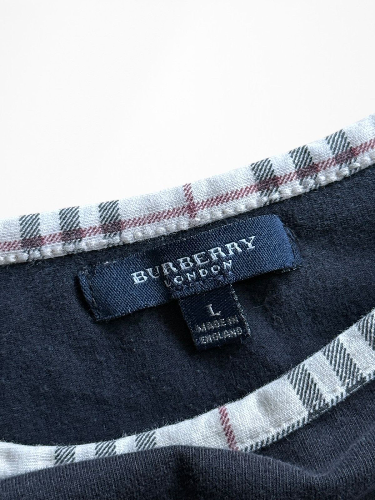 Burberry Burberry vintage Nova check crop top t shirt Size L / US 10 / IT 46 - 3 Thumbnail
