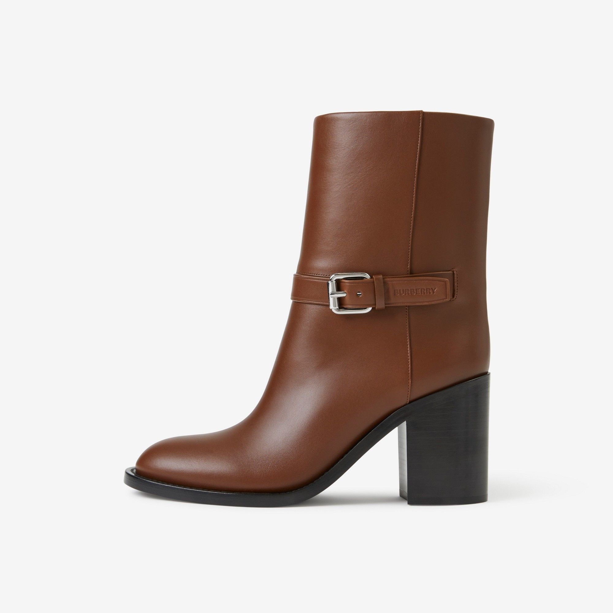 Burberry o1w1db10125 Leather Ankle Boots in Brown Size US 11 / IT 41 - 5 Thumbnail