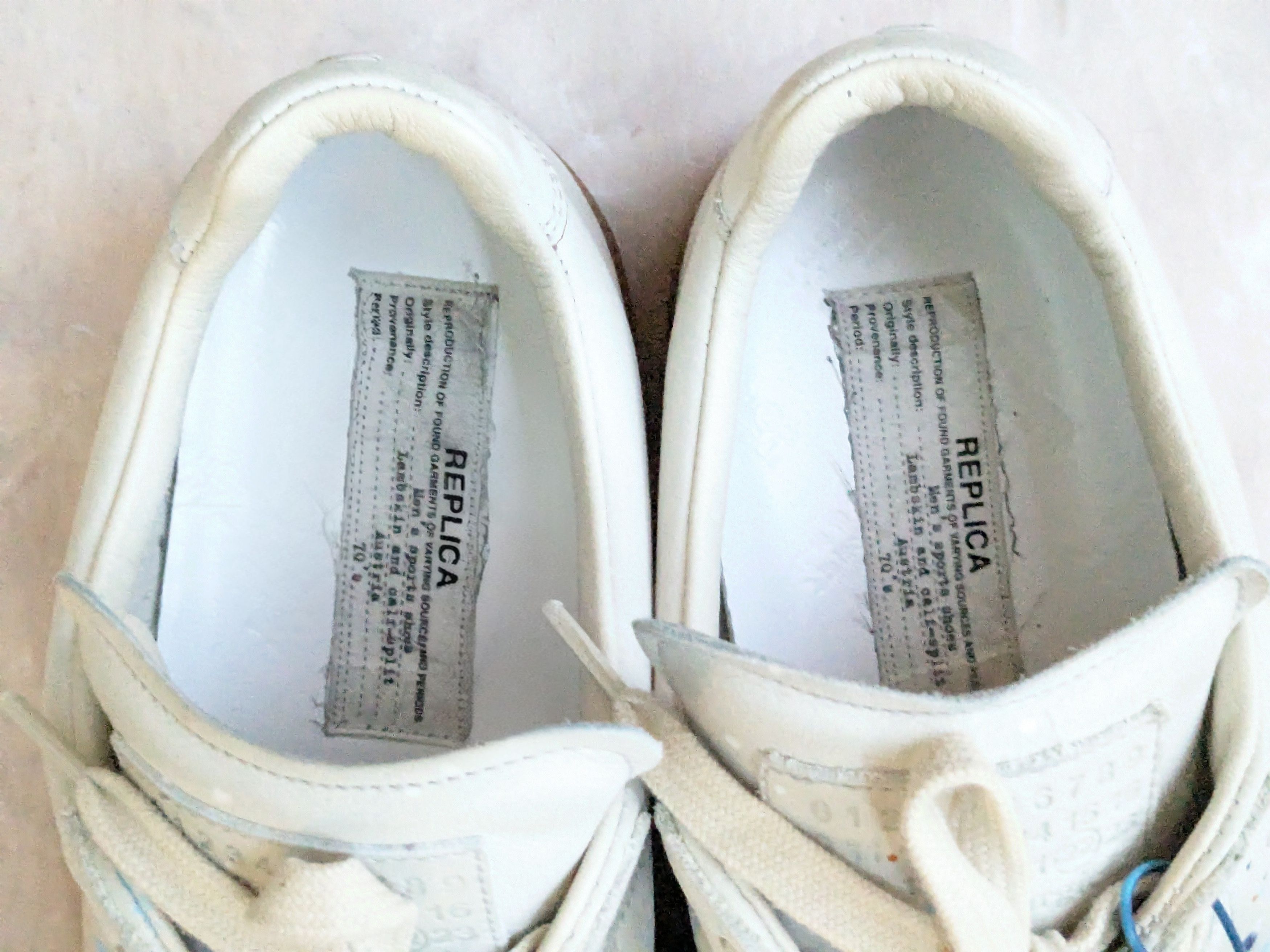Maison Margiela Maison Margiela Replica GAT Paint Splatter Gray 10 43 Size US 10 / EU 43 - 7 Thumbnail