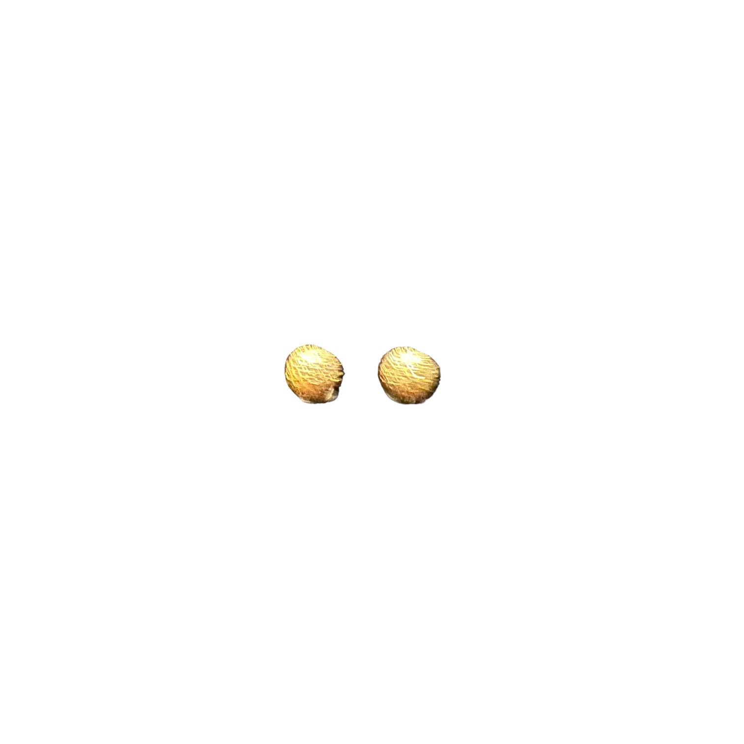 Other Textured Bronze Colored Glittery Ball Stud Earrings Size ONE SIZE - 4 Thumbnail