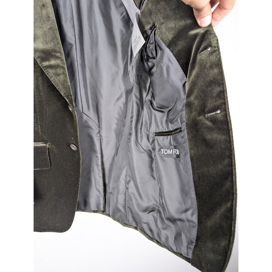 Tom Ford o1rshd1 Blazer Jacket in Olive Size US S / EU 44-46 / 1 - 8 Thumbnail