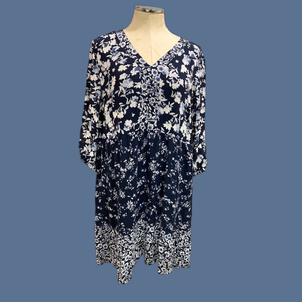 J. Jill J.Jill Mixed Floral Dress Pullover Boho Flowy Pockets Medium Size M / US 6-8 / IT 42-44 - 1 Thumbnail