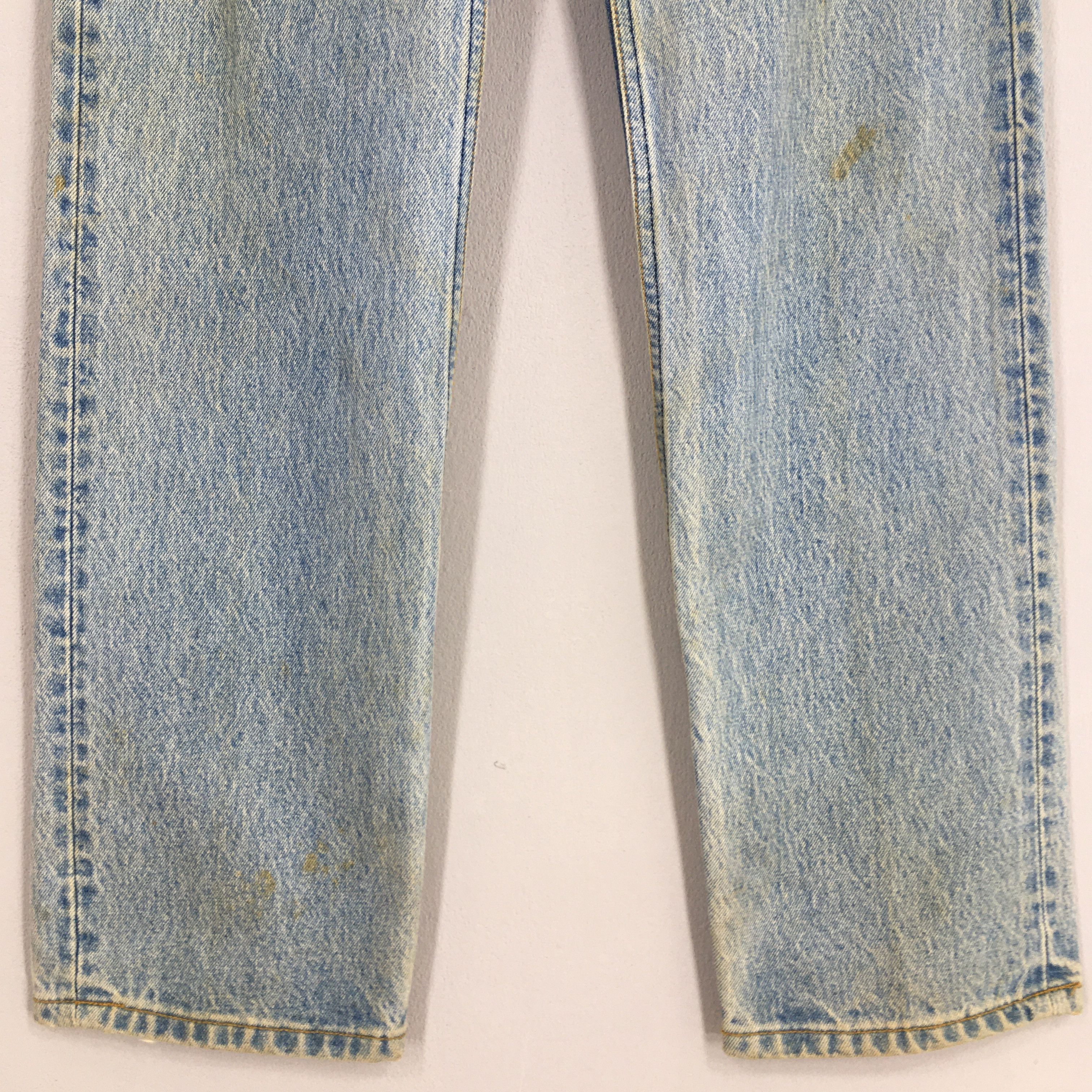 Levi's Size 30x33.5 Vintage 90s Levi's 501 Stonewash Denim S1796 Size US 30 / EU 46 - 4 Thumbnail