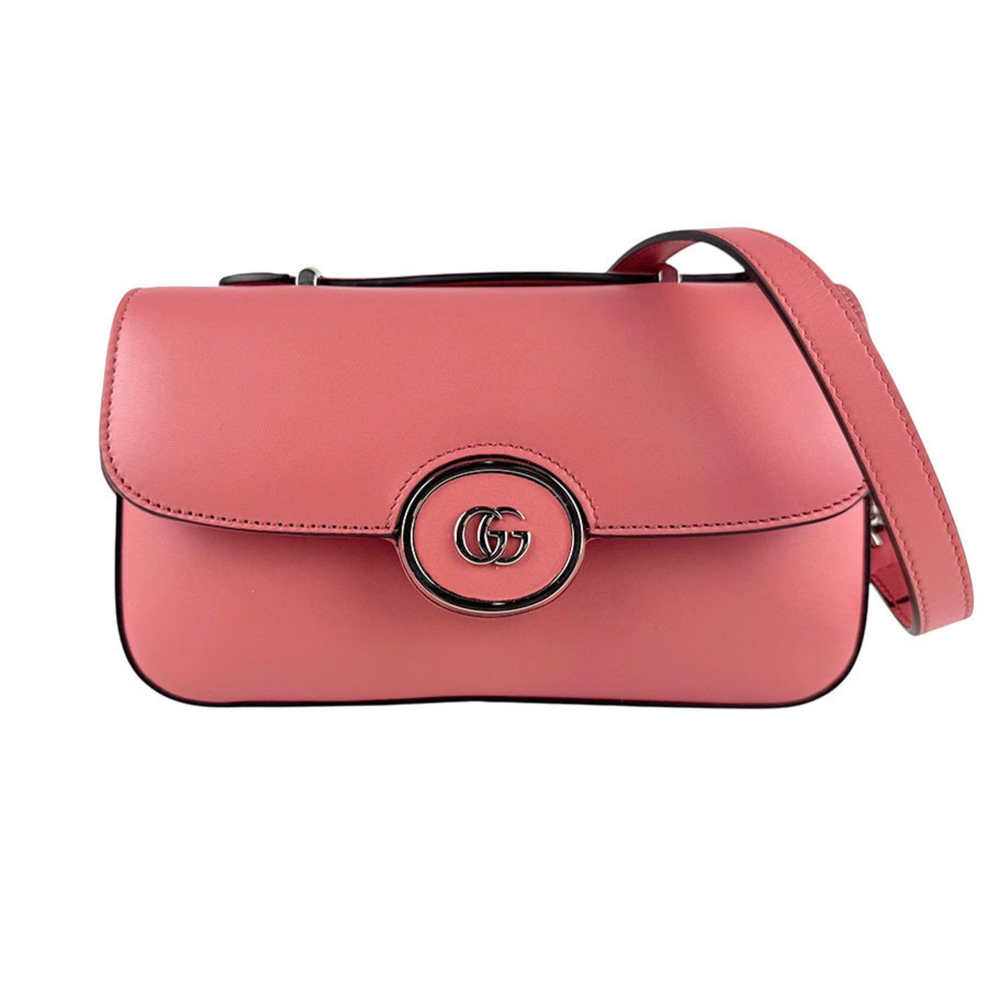 Gucci Shoulder Bag Leather Pink Women's 739722 z7345