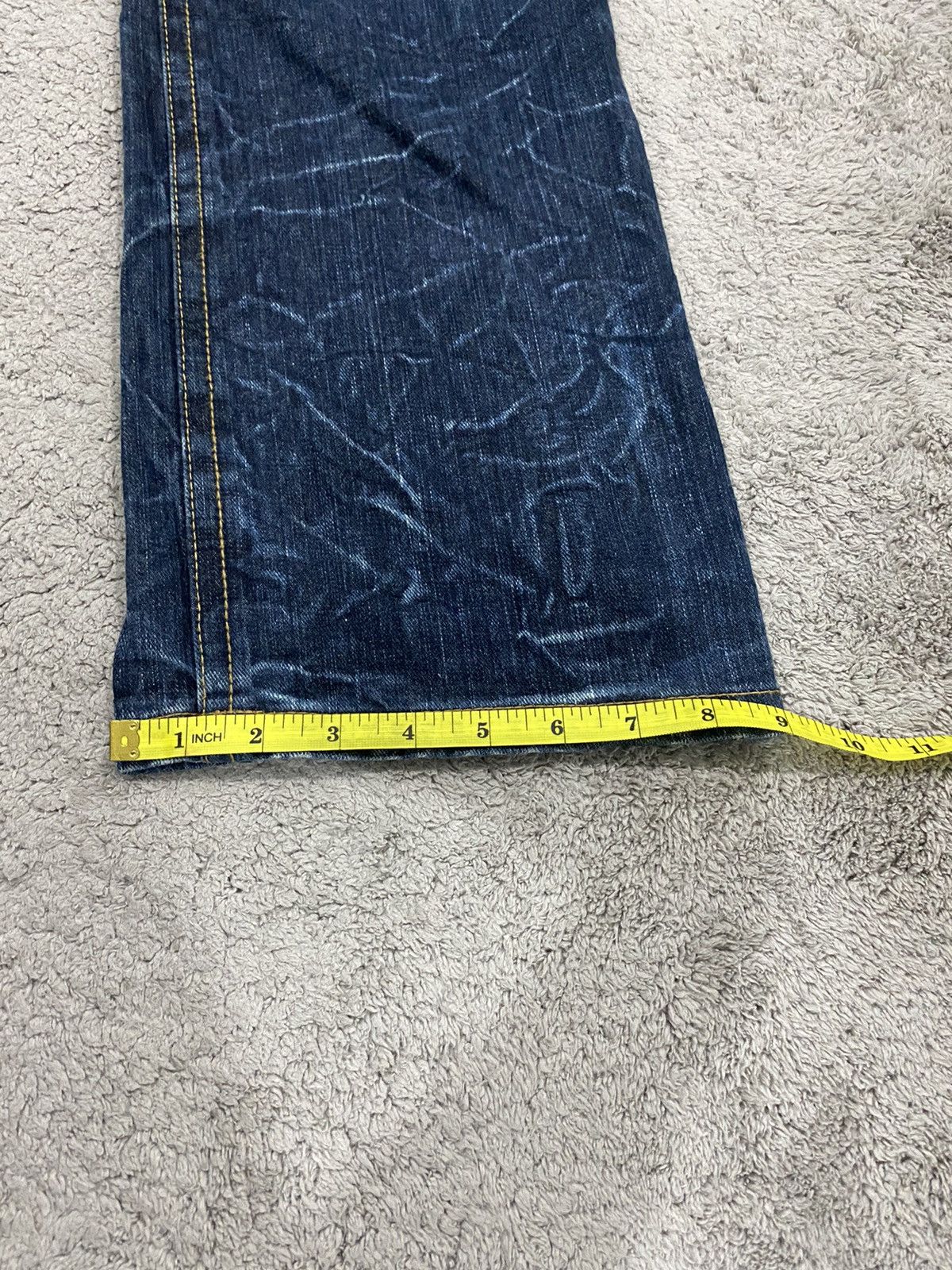 Hysteric Glamour Japanese Flare Jeans Jack Angel Denim Pants Size US 33 - 17 Thumbnail