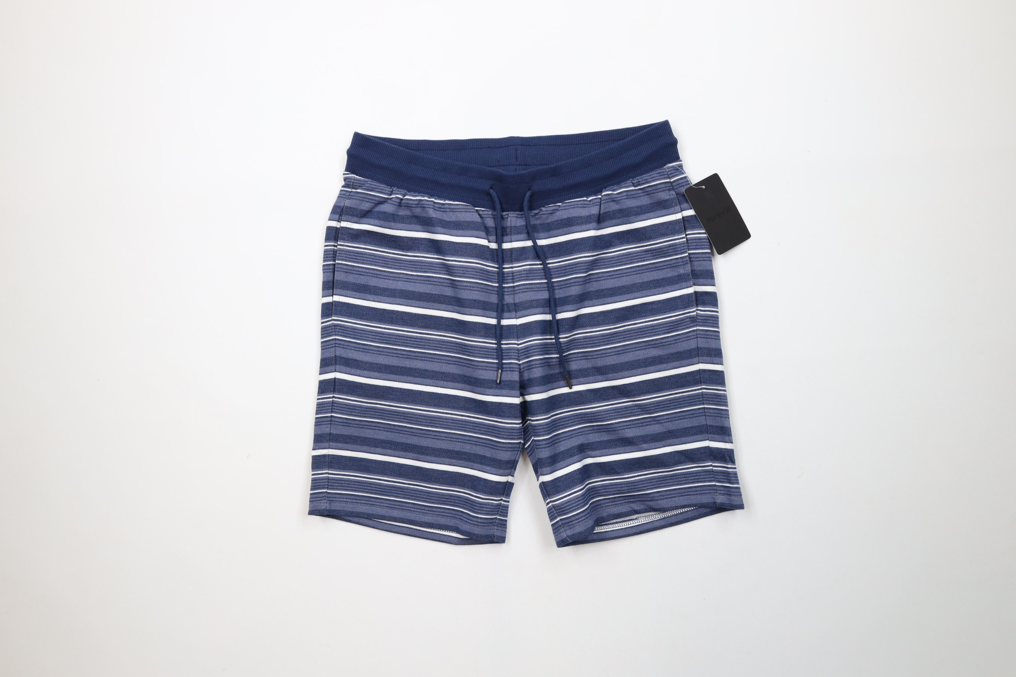 Hurley × Vintage New Hurley Surfing Striped Above Knee French Terry Shorts Size US 30 / EU 46 - 1 Thumbnail