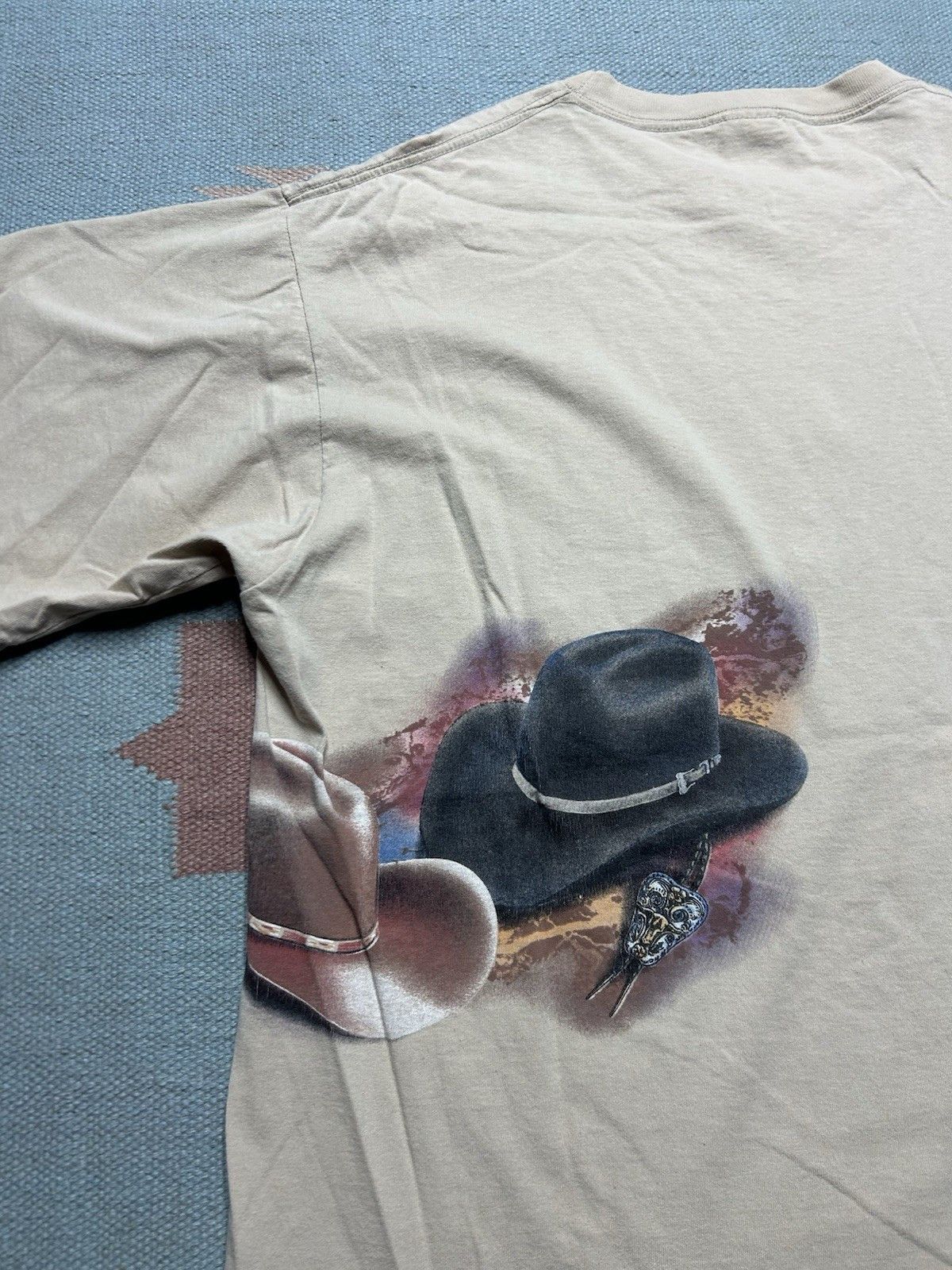 Vintage Vtg 90s t shirt Kentucky cowboy hat western single stitch XL Size US XL / EU 56 / 4 - 8 Thumbnail