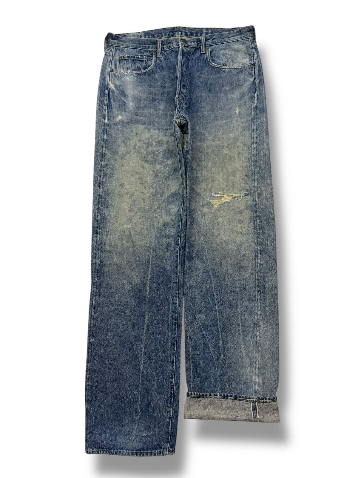 Levi's Vintage Clothing Vintage Levi’s LVC 66501-0116 | Big E Selvedge Denim Jeans Size US 32 / EU 48 - 2 Thumbnail