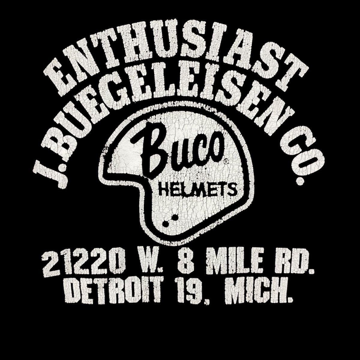 The Real McCoy's BUCO HELMETS By The Real McCoy's Graphic Faded Tee Shirt Size US S / EU 44-46 / 1 - 2 Thumbnail