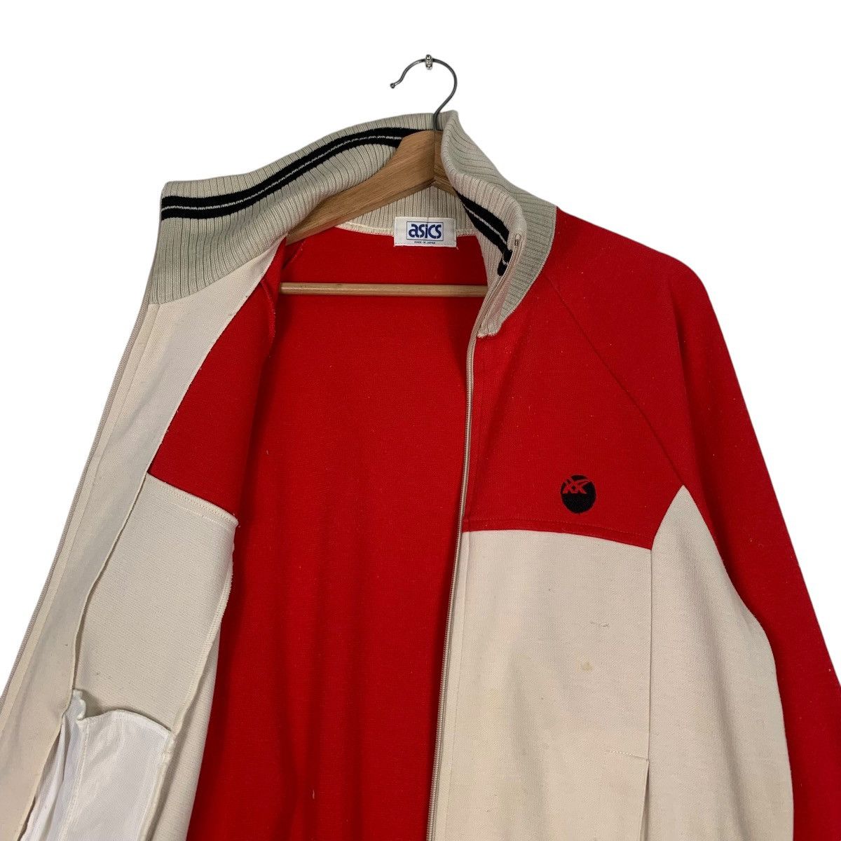 Asics ASICS Red Nude Colorblock Turtleneck Sweater #1256-C57 Size US M / EU 48-50 / 2 - 10 Thumbnail