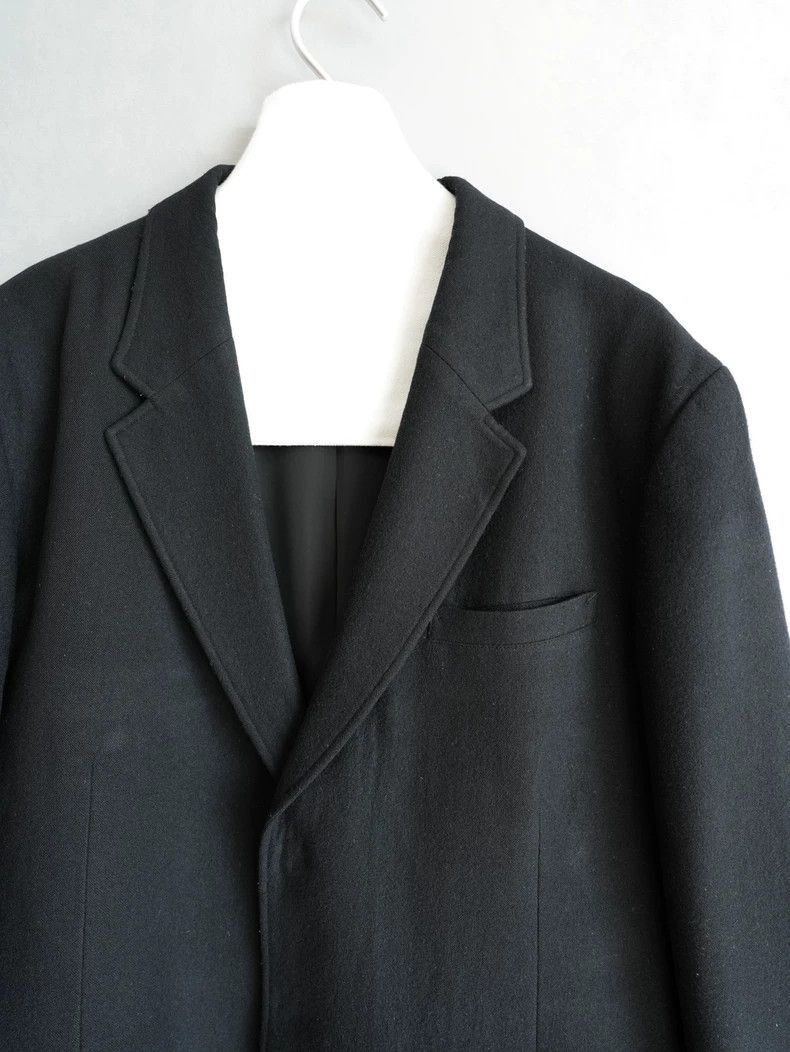 Yohji Yamamoto Yohji Yamamoto Yohji Yamamoto Button-Up Mixed Fabric Jacke Size US L / EU 52-54 / 3 - 2 Thumbnail