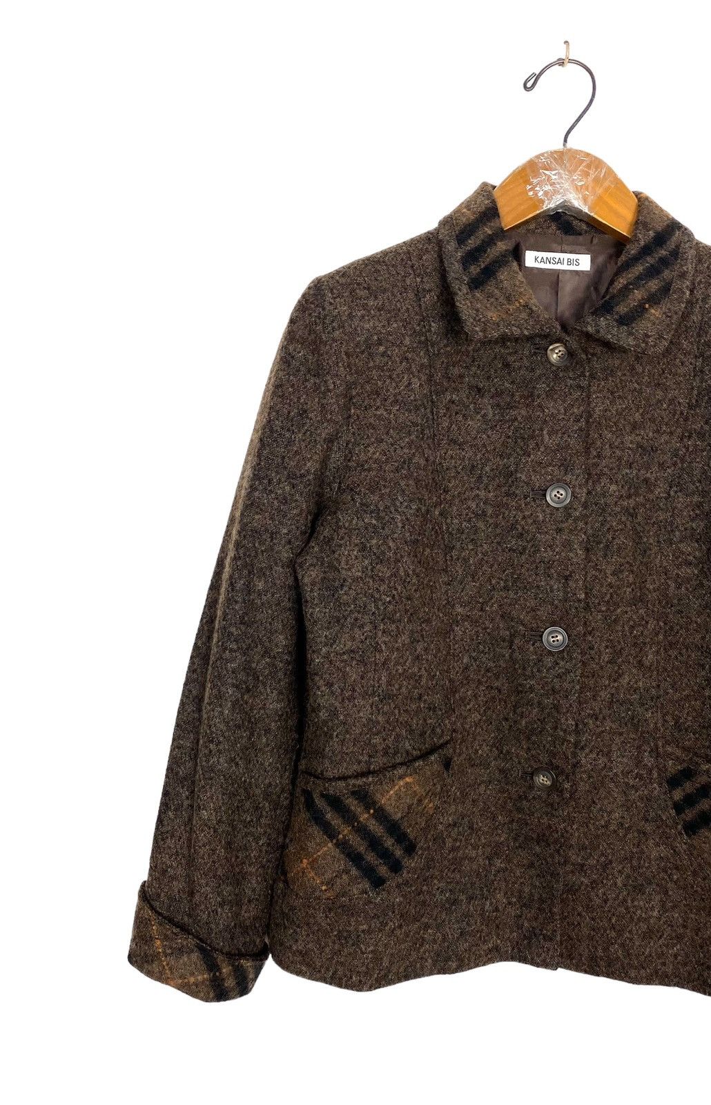Kansai Yamamoto Rare‼️ Vintage Kansai Bis Wool Coat Made in Japan Size M / US 6-8 / IT 42-44 - 2 Thumbnail