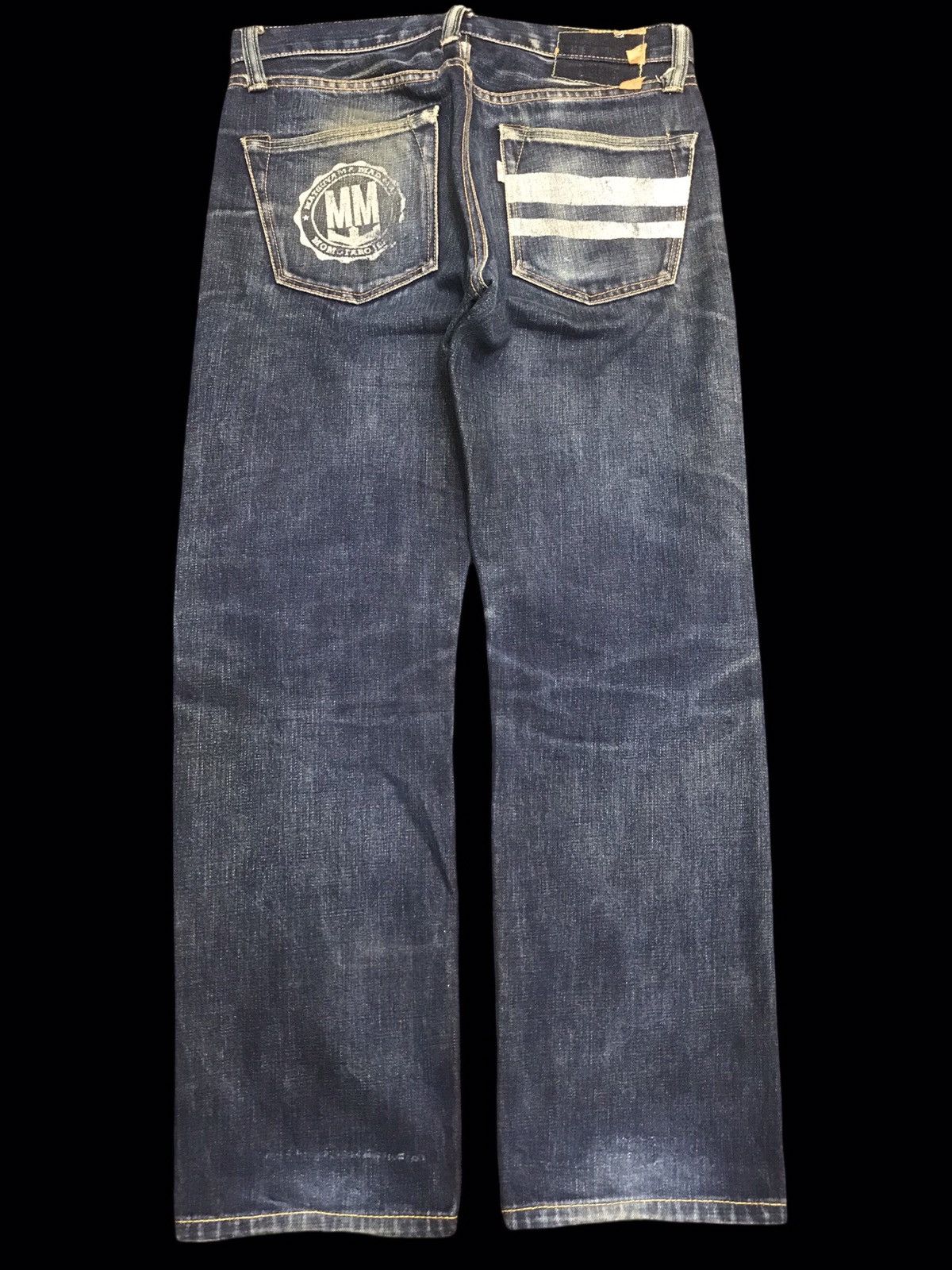 Japanese Brand 💥RAW DENIM💥MOMOTARO Heavyweight Selvedge Biker Denim F110 Size US 30 / EU 46 - 2 Thumbnail