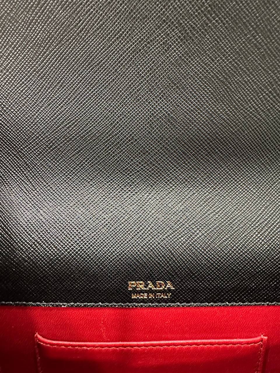 Prada Black Saffiano Leather Mini Bag Size ONE SIZE - 4 Thumbnail