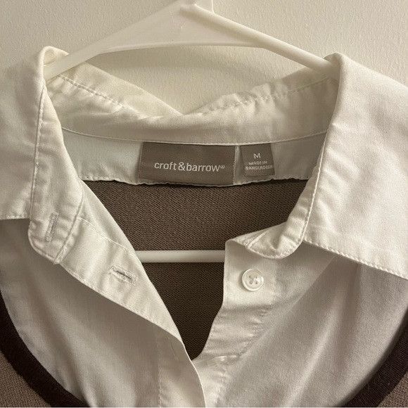 Croft & Barrow Croft and Barrow Collared Academia Sweater Top Size M / US 6-8 / IT 42-44 - 2 Thumbnail