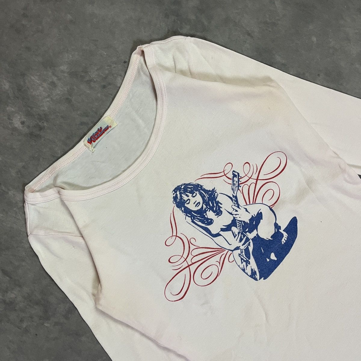 Hysteric Glamour Archive Hysteric Glamour Rare Guitar Girl Long Sleeve Tee Size XXS / US 00 / IT 34 - 3 Thumbnail