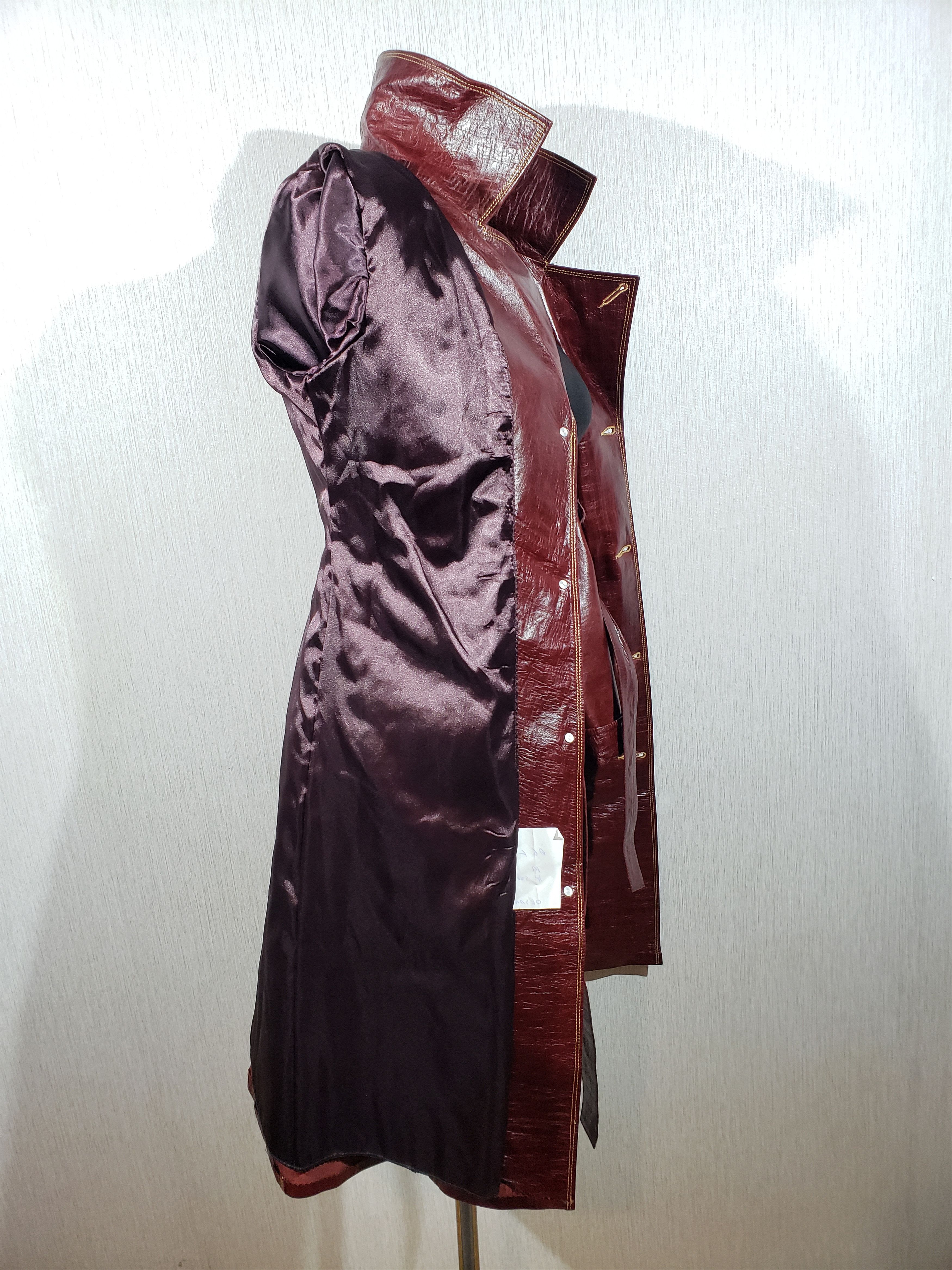 Other Brown women's coat made of genuine leather. Size M / US 6-8 / IT 42-44 - 8 Thumbnail