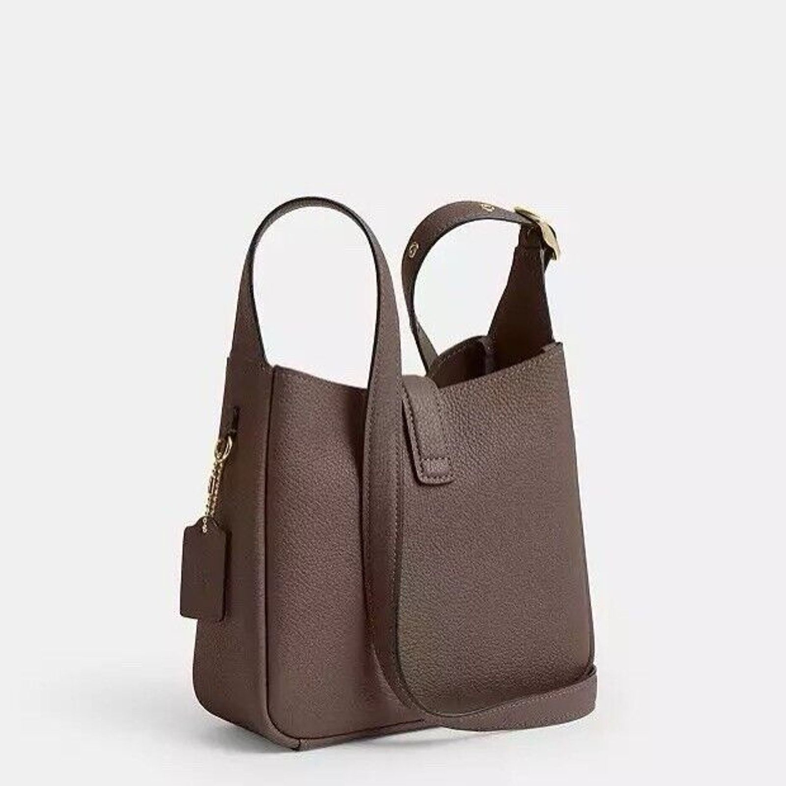 Coach NWT Coach Hadley Mini Crossbody Bag CAL60 Gold/Dark Stone Size ONE SIZE - 7 Thumbnail