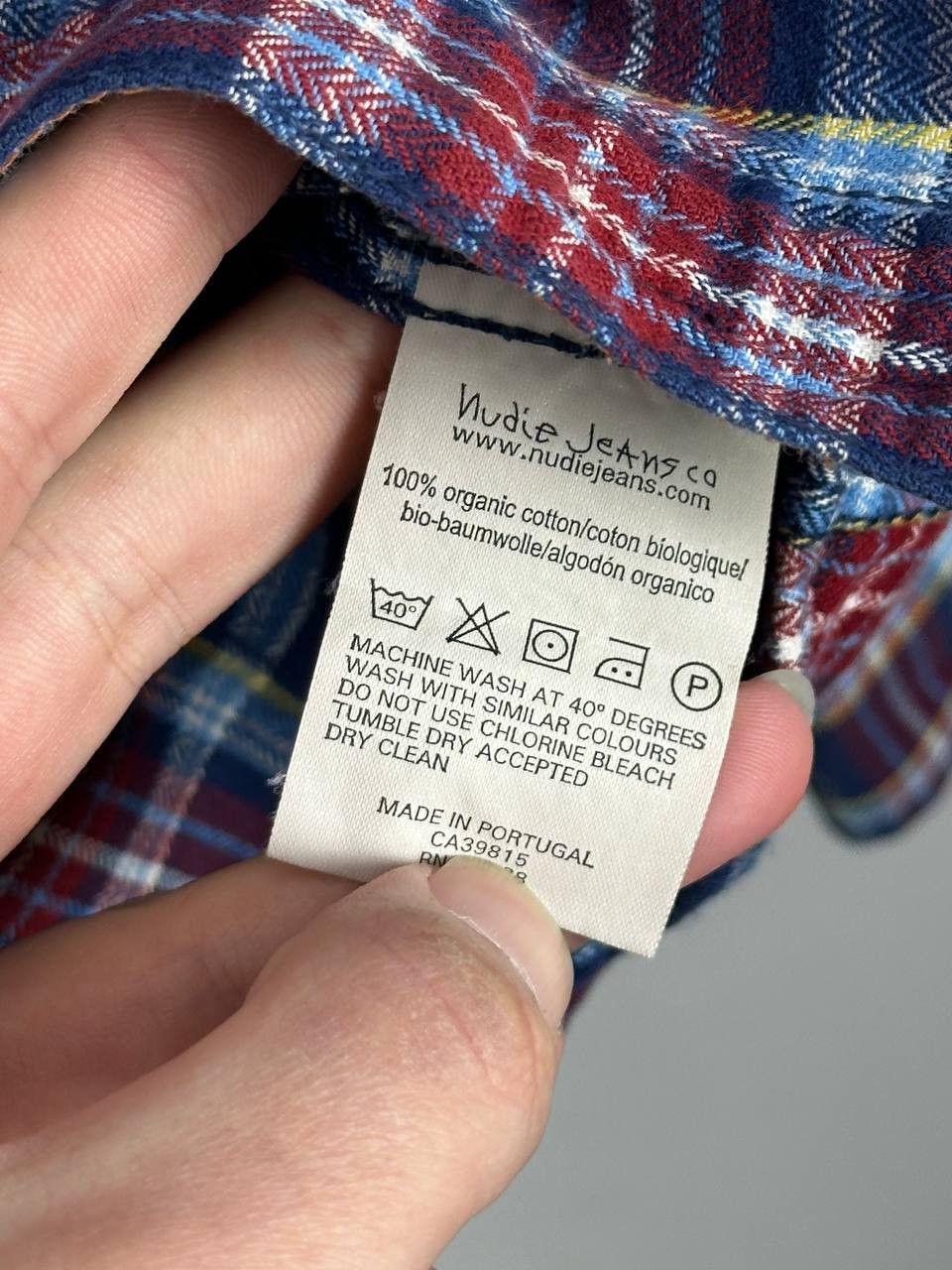 Nudie Jeans Vintage Nudie Jeans Plaid Flannel Long Sleeve Shirt Size US S / EU 44-46 / 1 - 9 Thumbnail